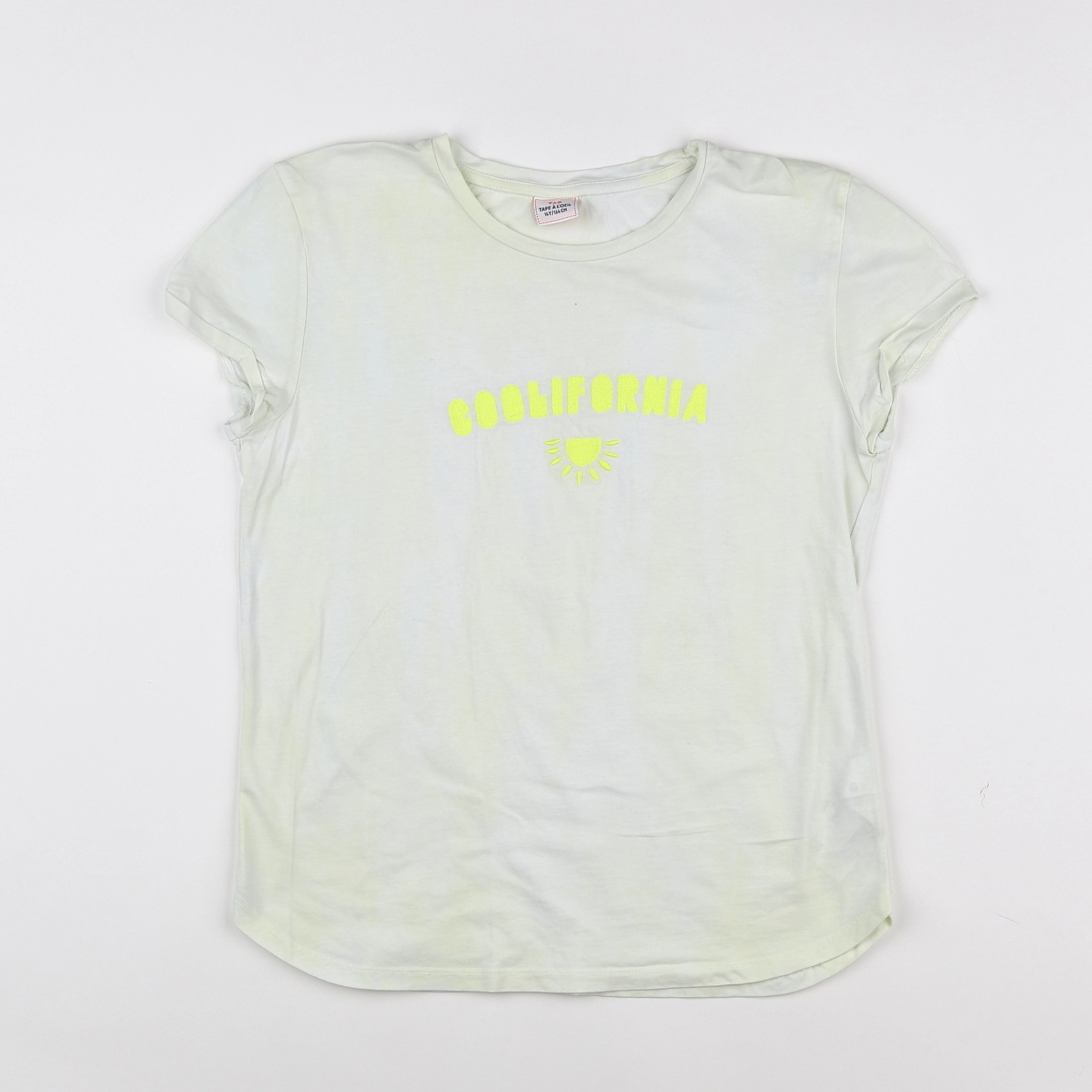 Tape à l'oeil - tee-shirt blanc, jaune - 14 ans