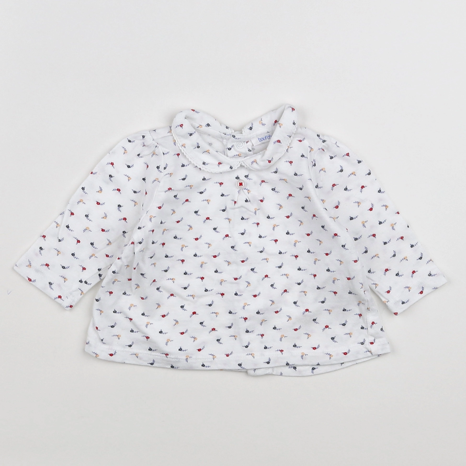 Boutchou - tee-shirt blanc - 3 mois