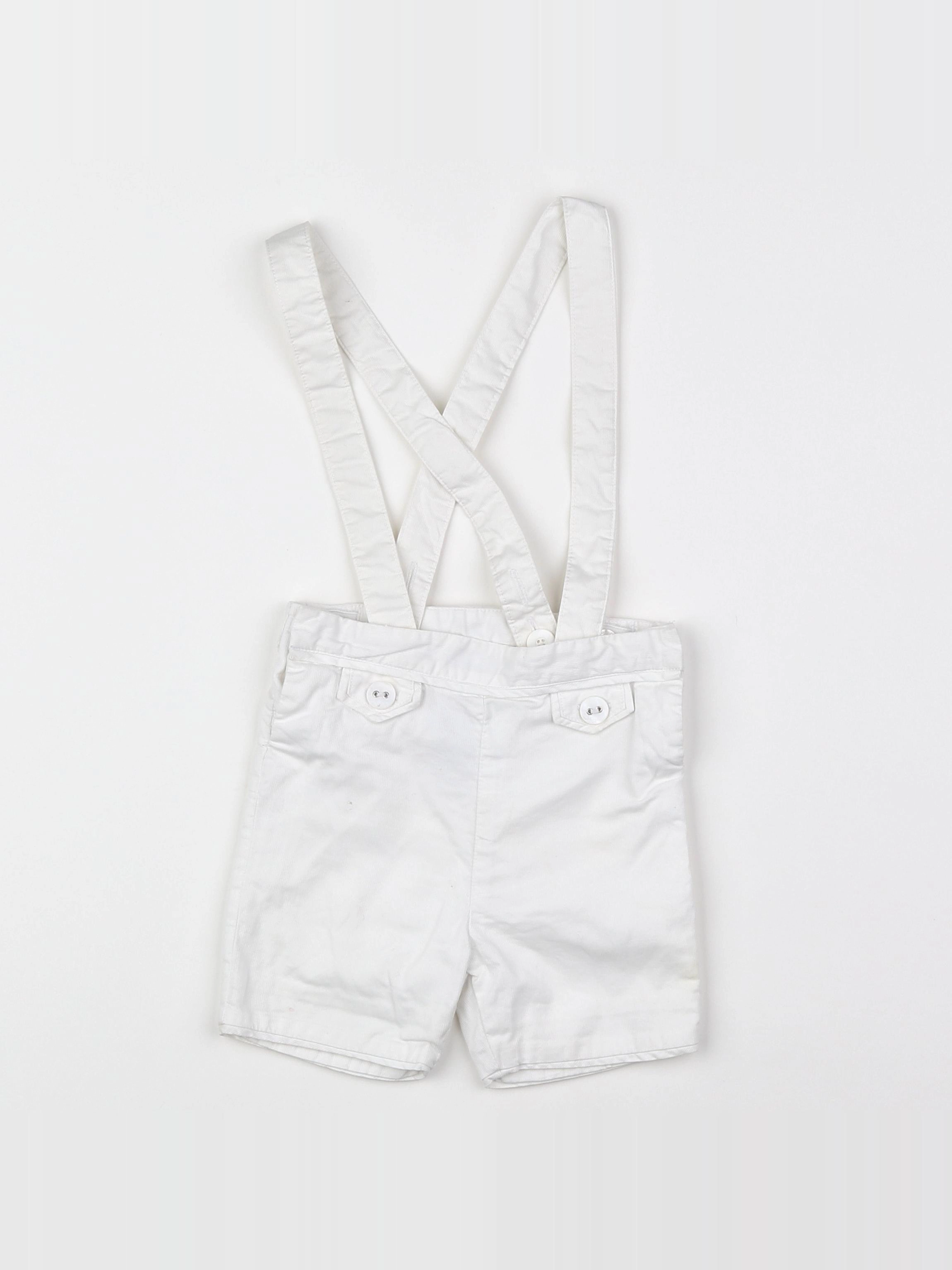 Jacadi - short blanc - 6 mois
