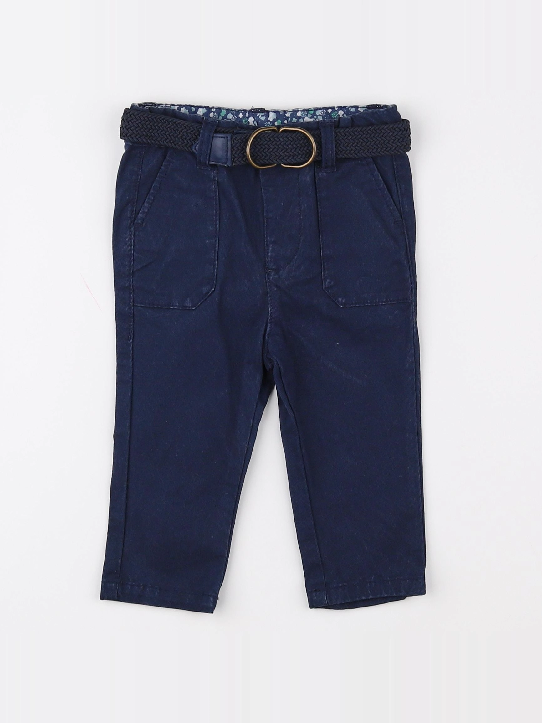 Tape à l'oeil - pantalon bleu - 12 mois
