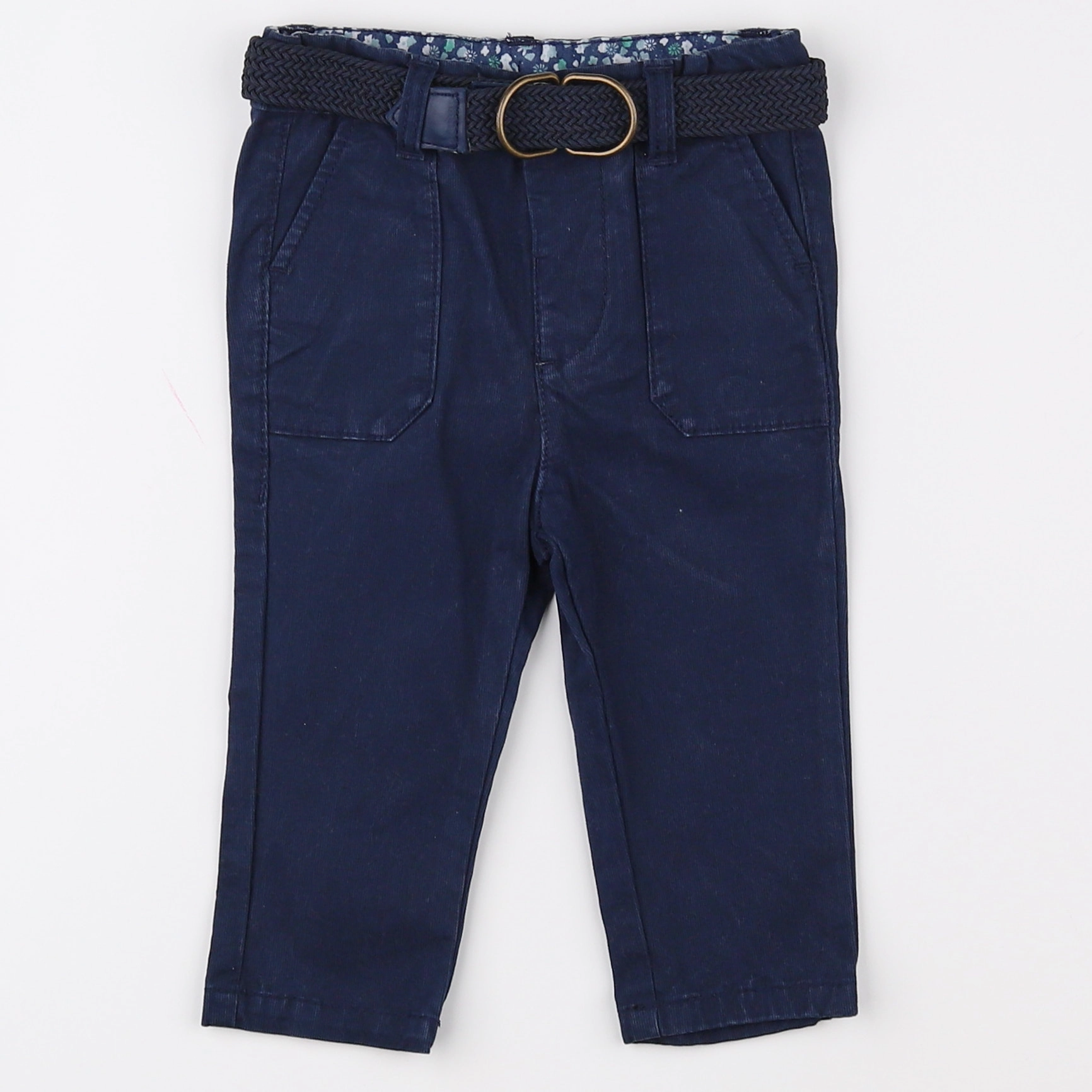 Tape à l'oeil - pantalon bleu - 12 mois