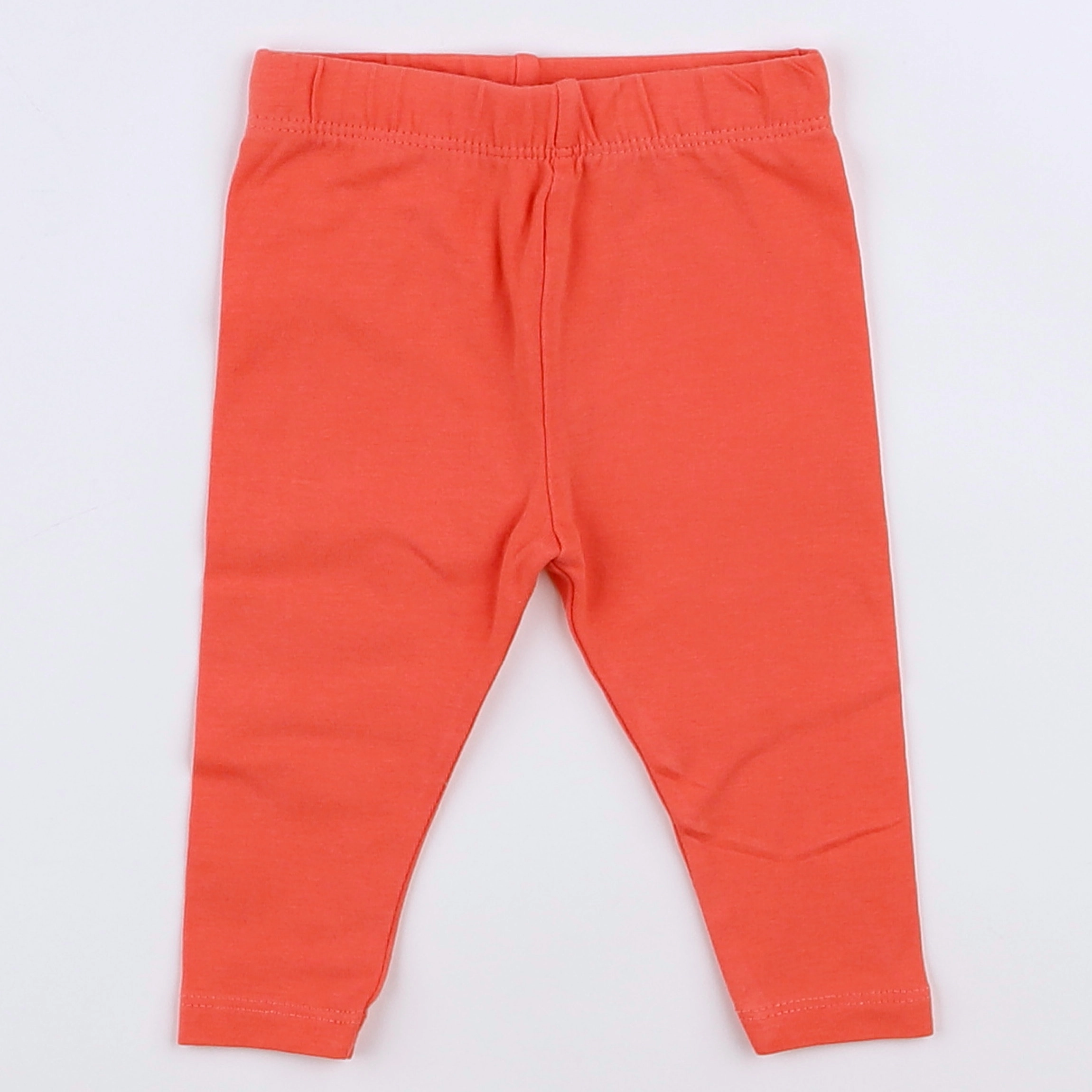 Vertbaudet - legging orange - 3 mois