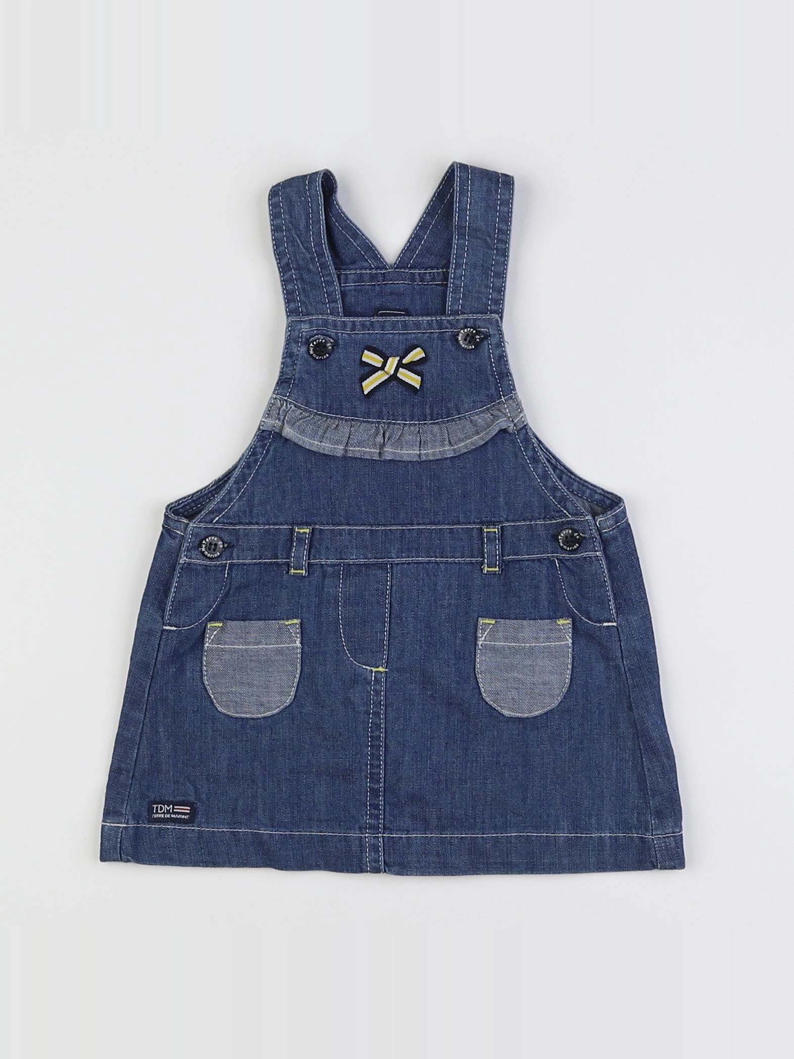 Terre de marins - robe bleu - 6 mois