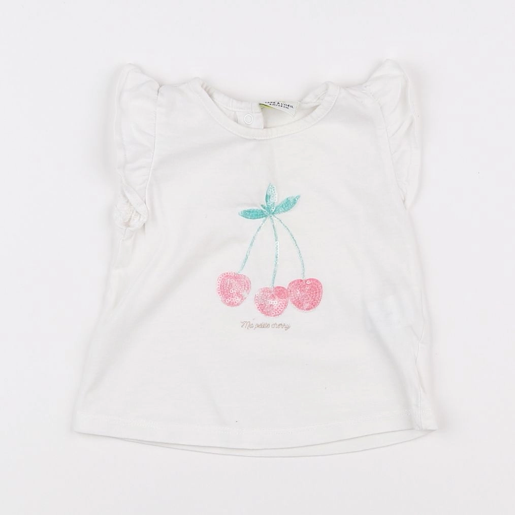 Tape à l'oeil - tee-shirt blanc - 6 mois