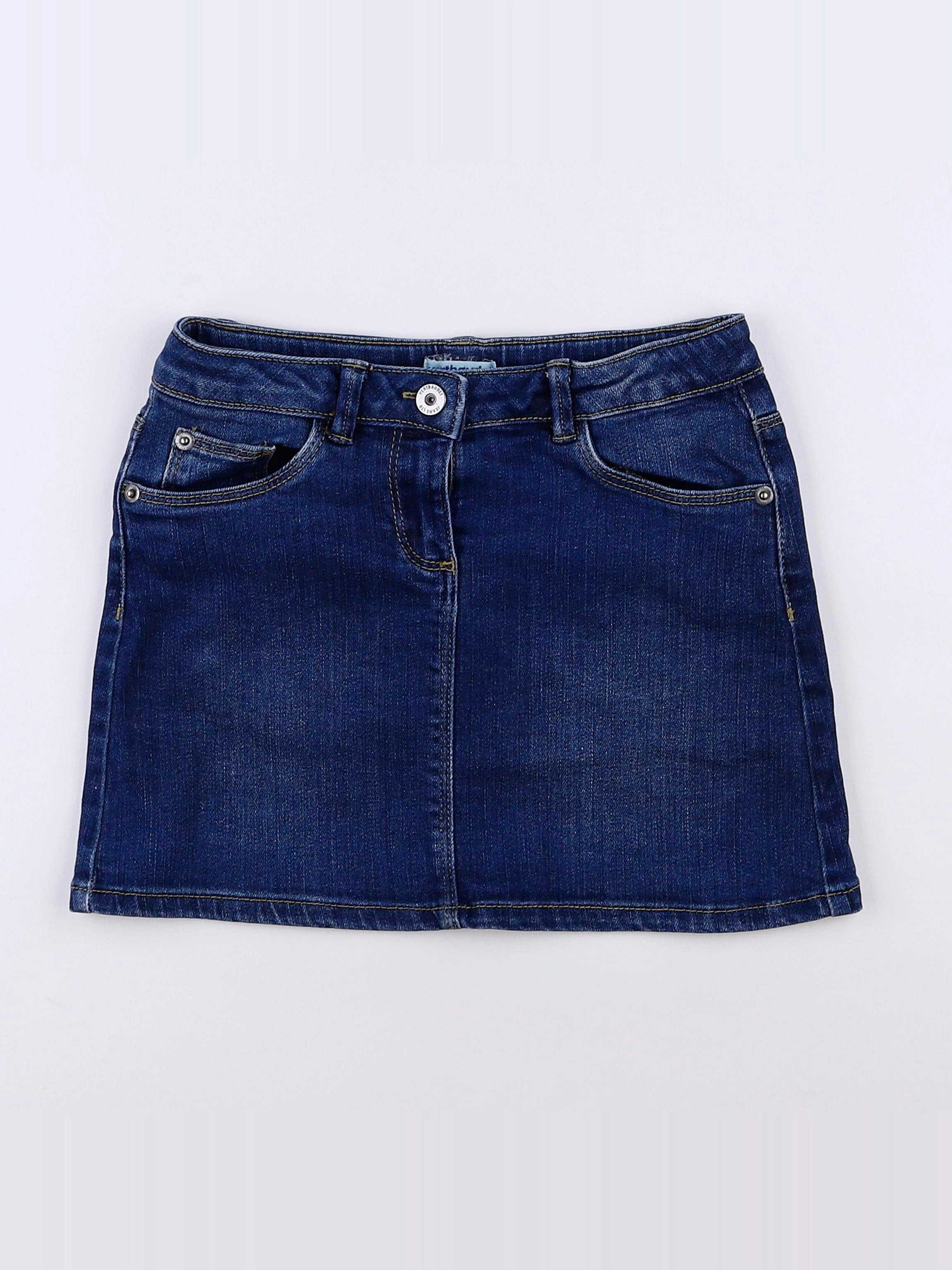 Vertbaudet - jupe bleu - 6 ans