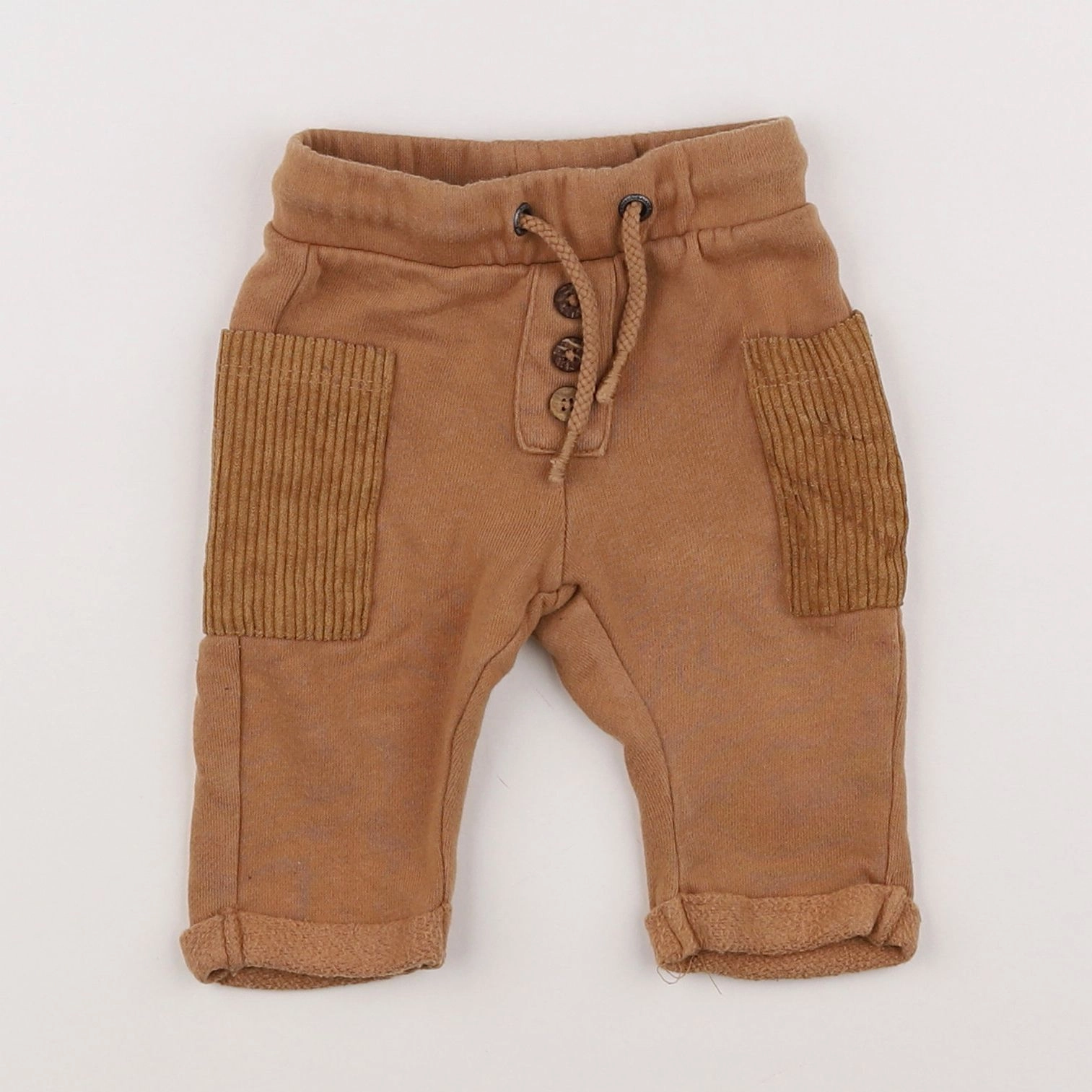 Vertbaudet - pantalon marron - 3 mois