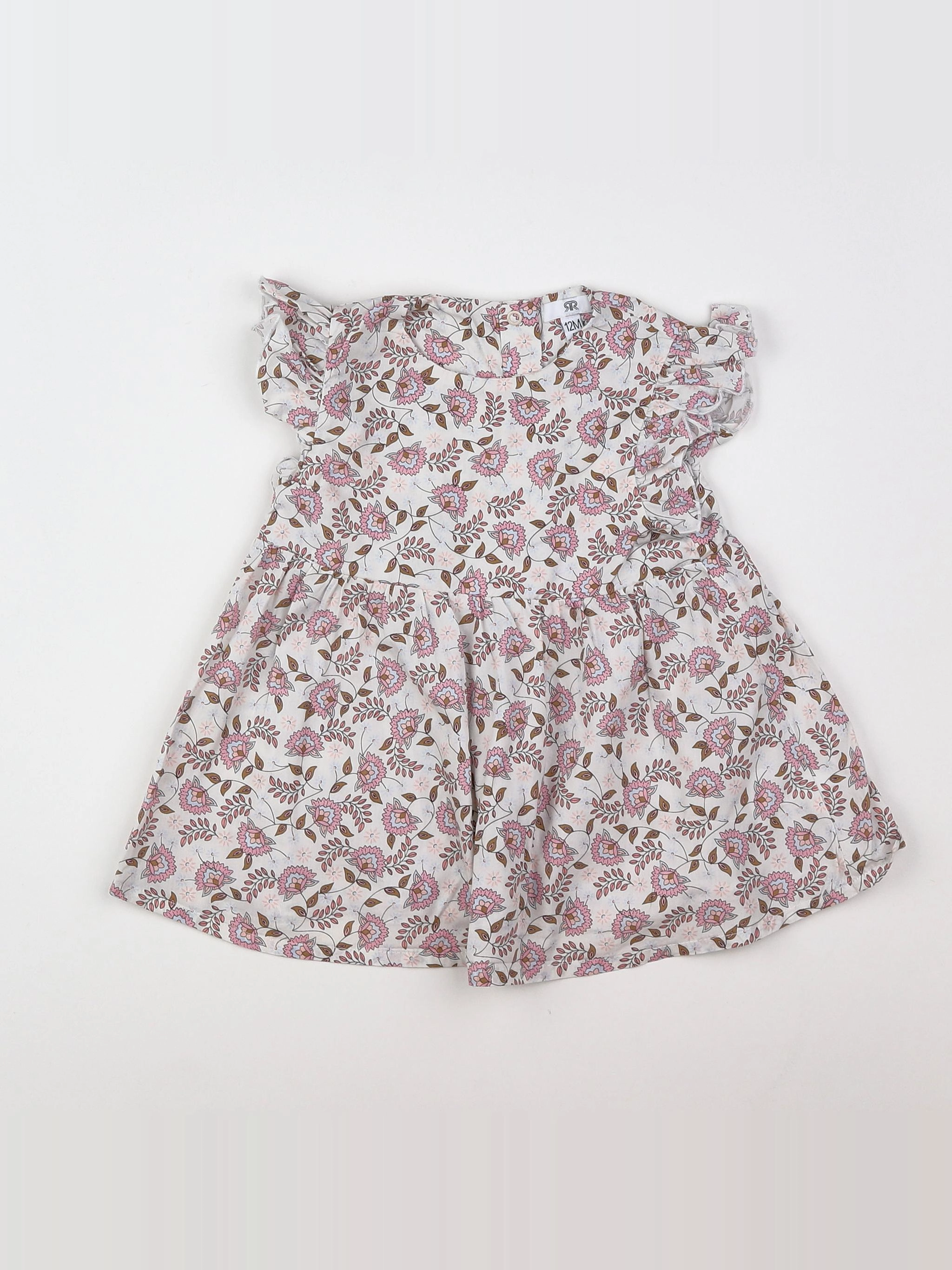 La Redoute - blouse rose - 12 mois