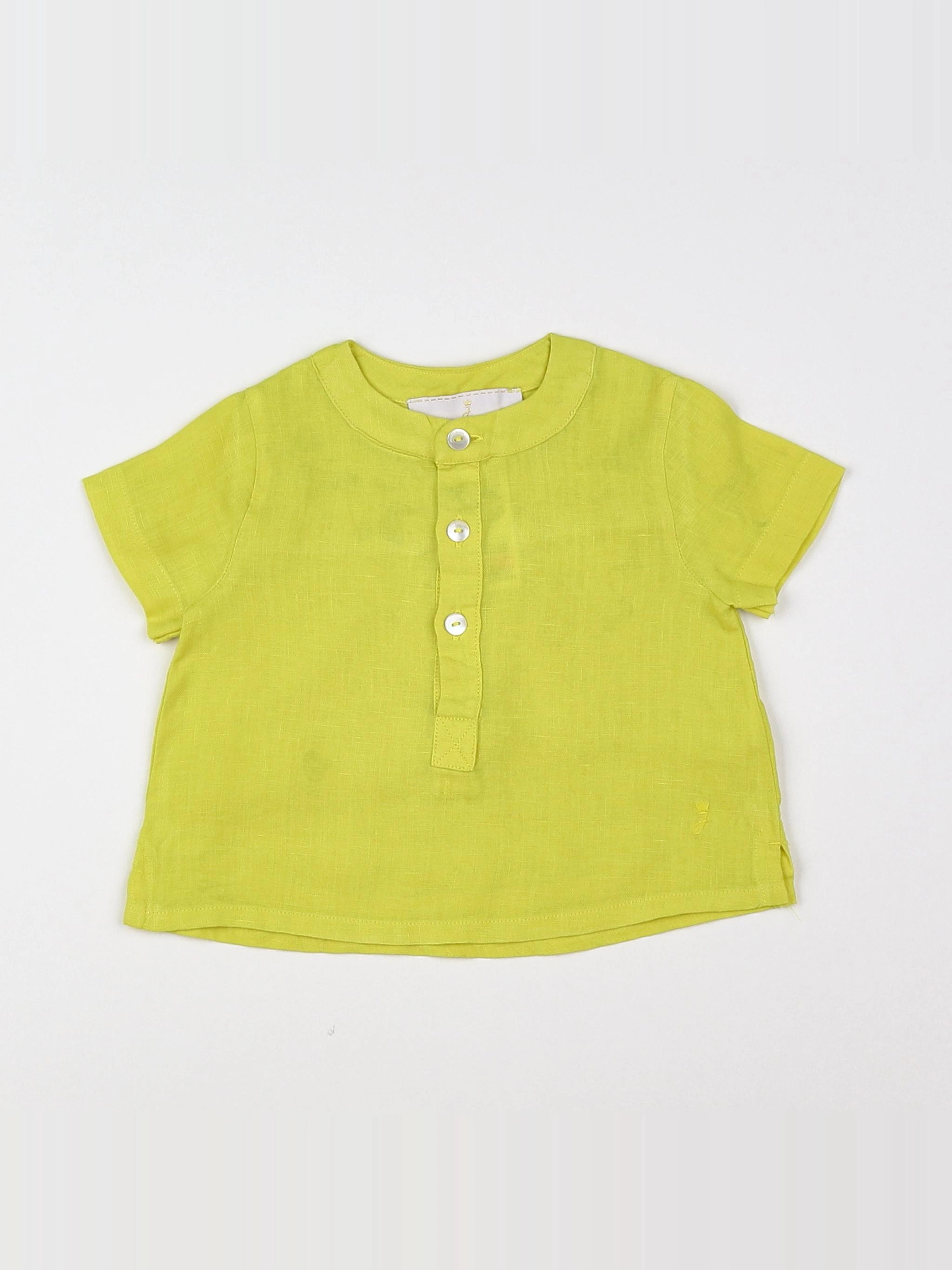 Jacadi - blouse jaune - 6 mois