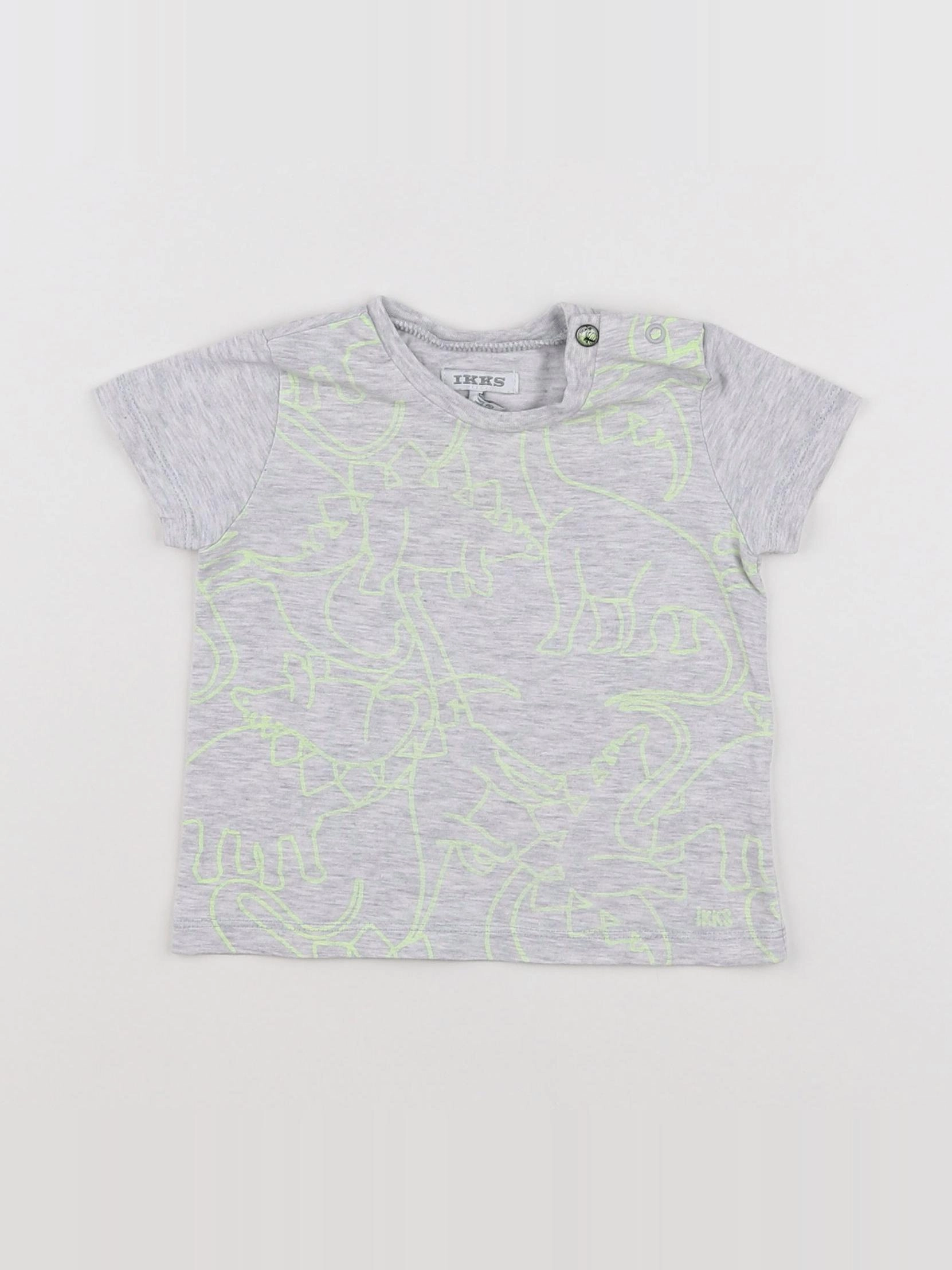 IKKS - tee-shirt gris - 6 mois
