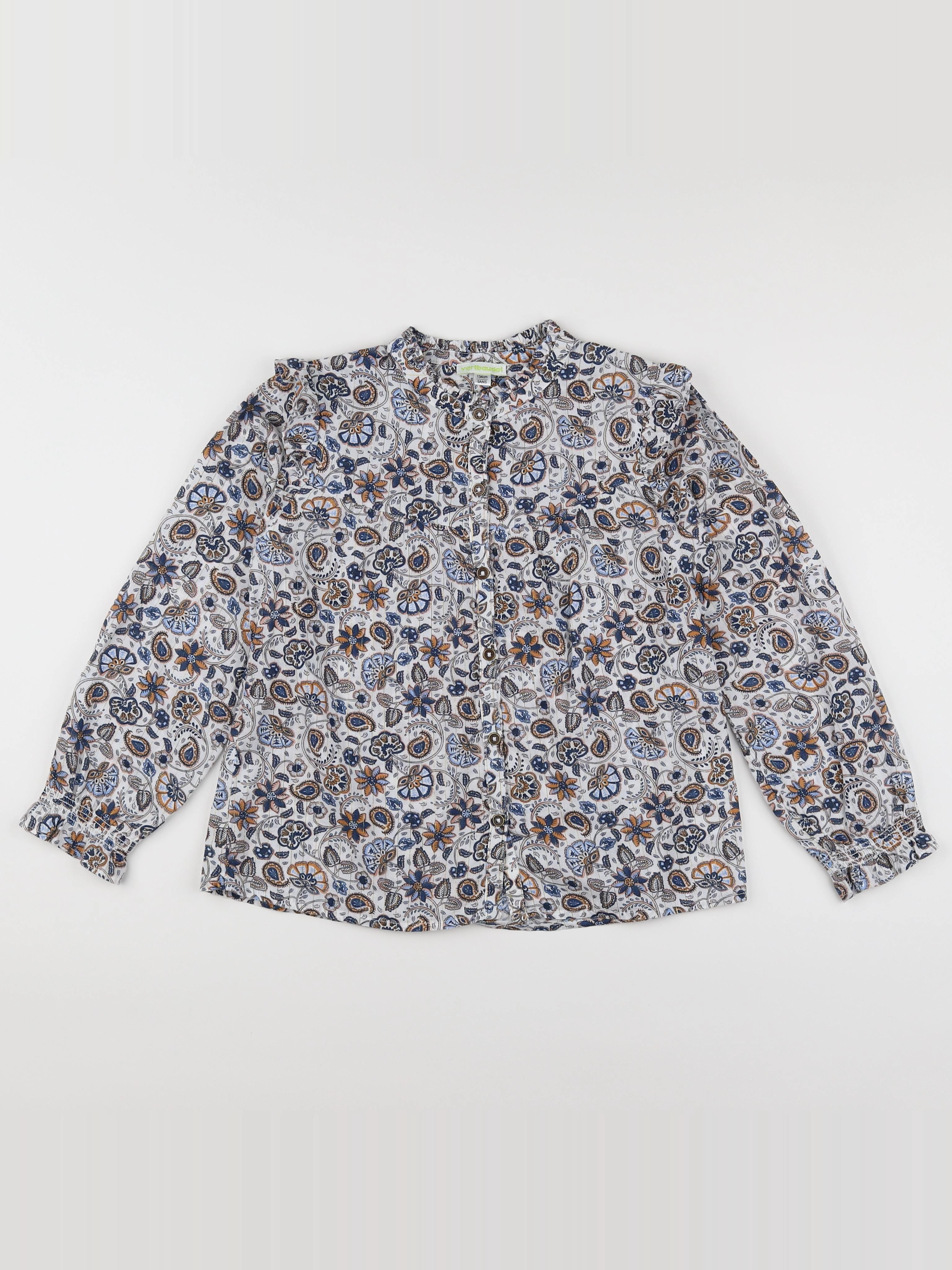 Vertbaudet - blouse multicolore - 9 ans