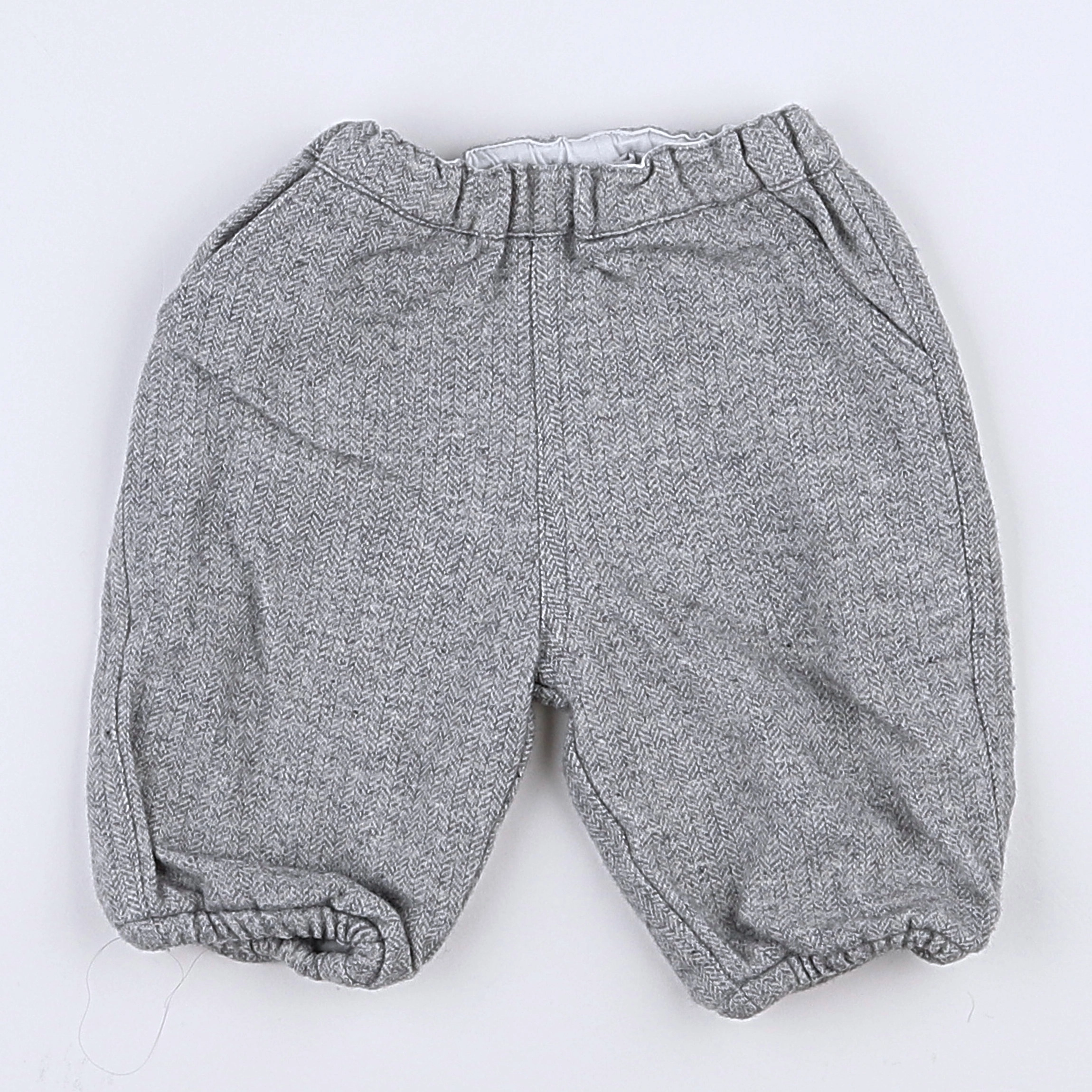 Boutchou - pantalon gris - 1 mois