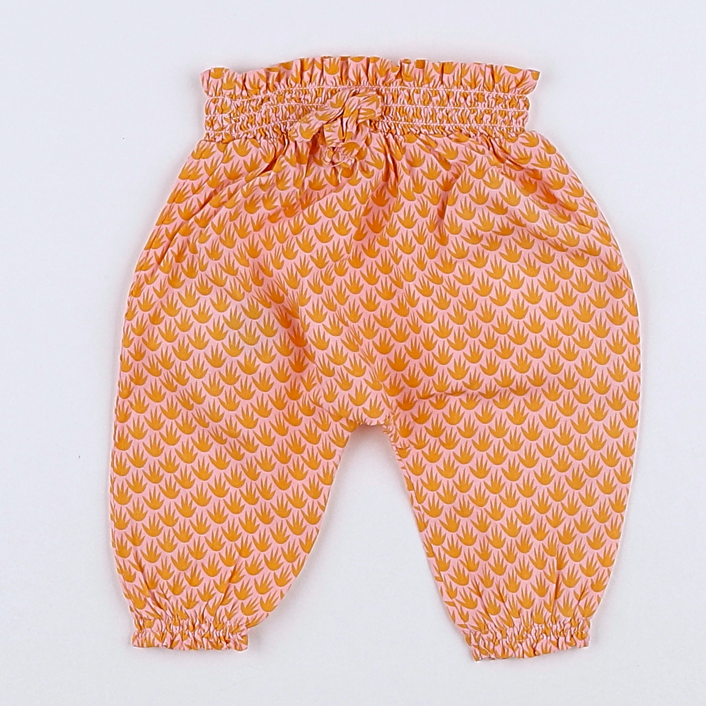 Vertbaudet - pantalon orange - 3 mois