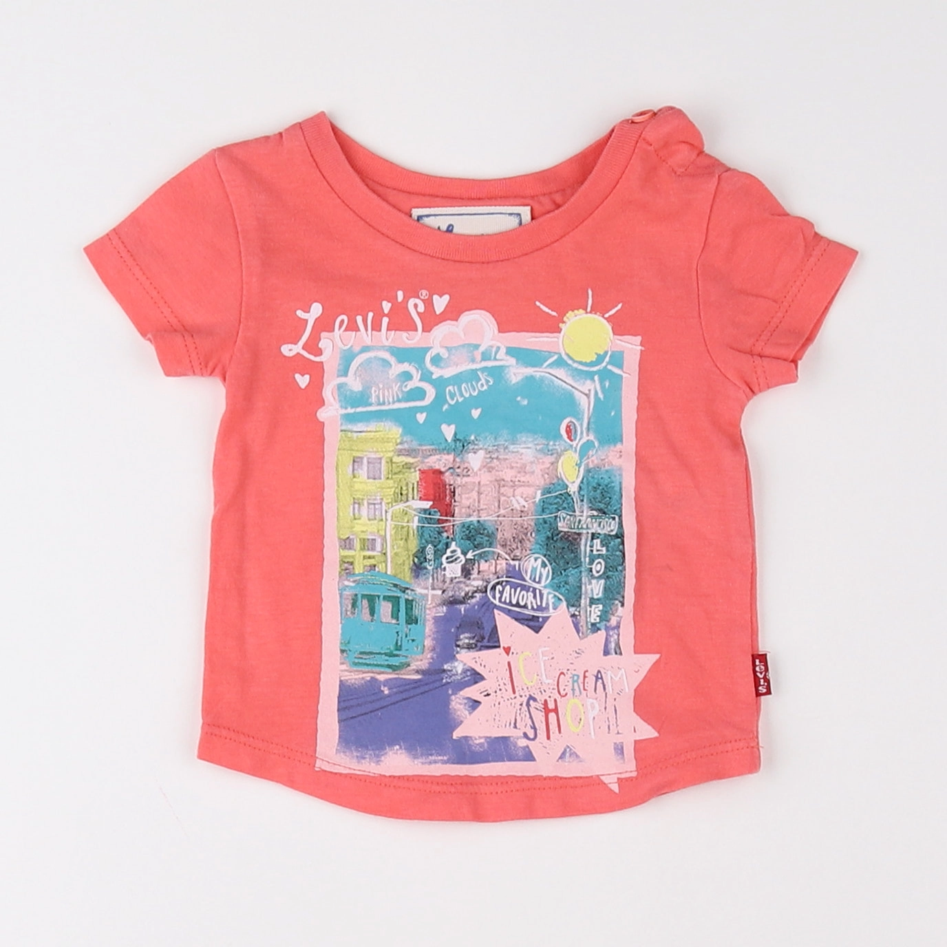 Levi's - tee-shirt multicolore - 3 mois