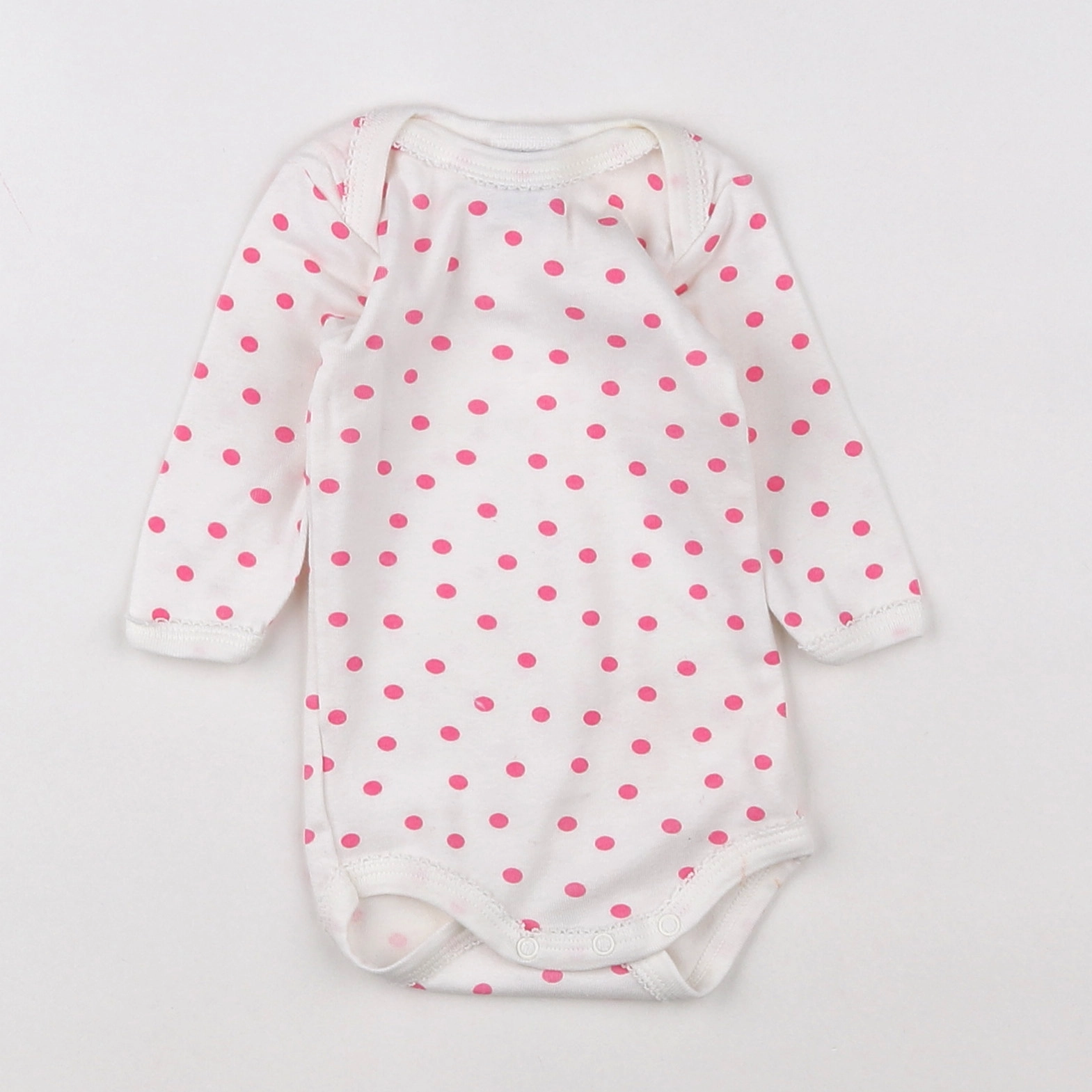 Petit Bateau - body blanc - 3 mois
