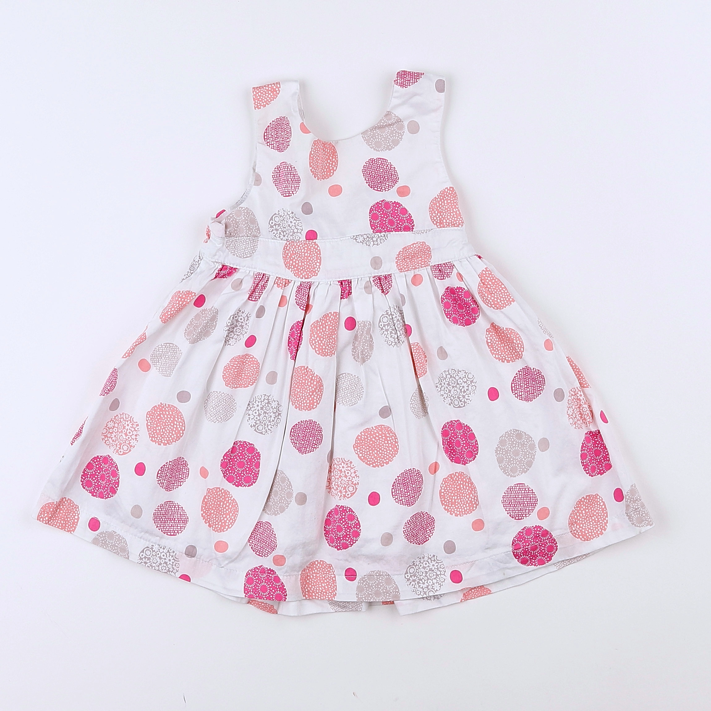 Vertbaudet - robe blanc - 9 mois