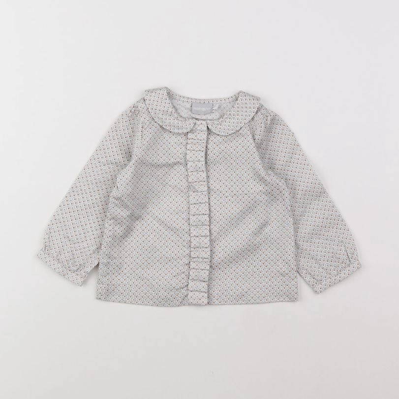 Natalys - blouse gris - 12 mois