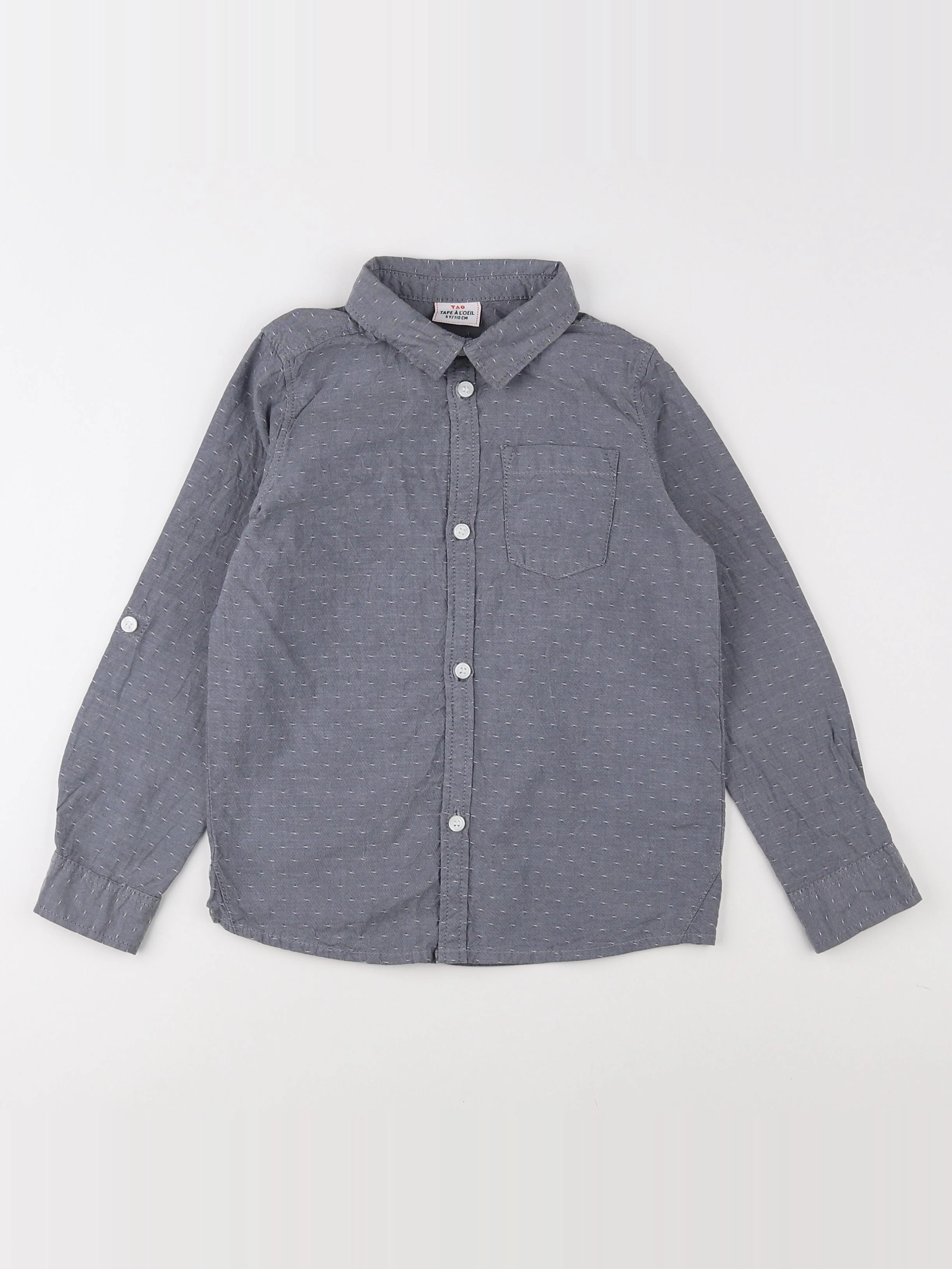 Tape à l'oeil - chemise gris - 5 ans