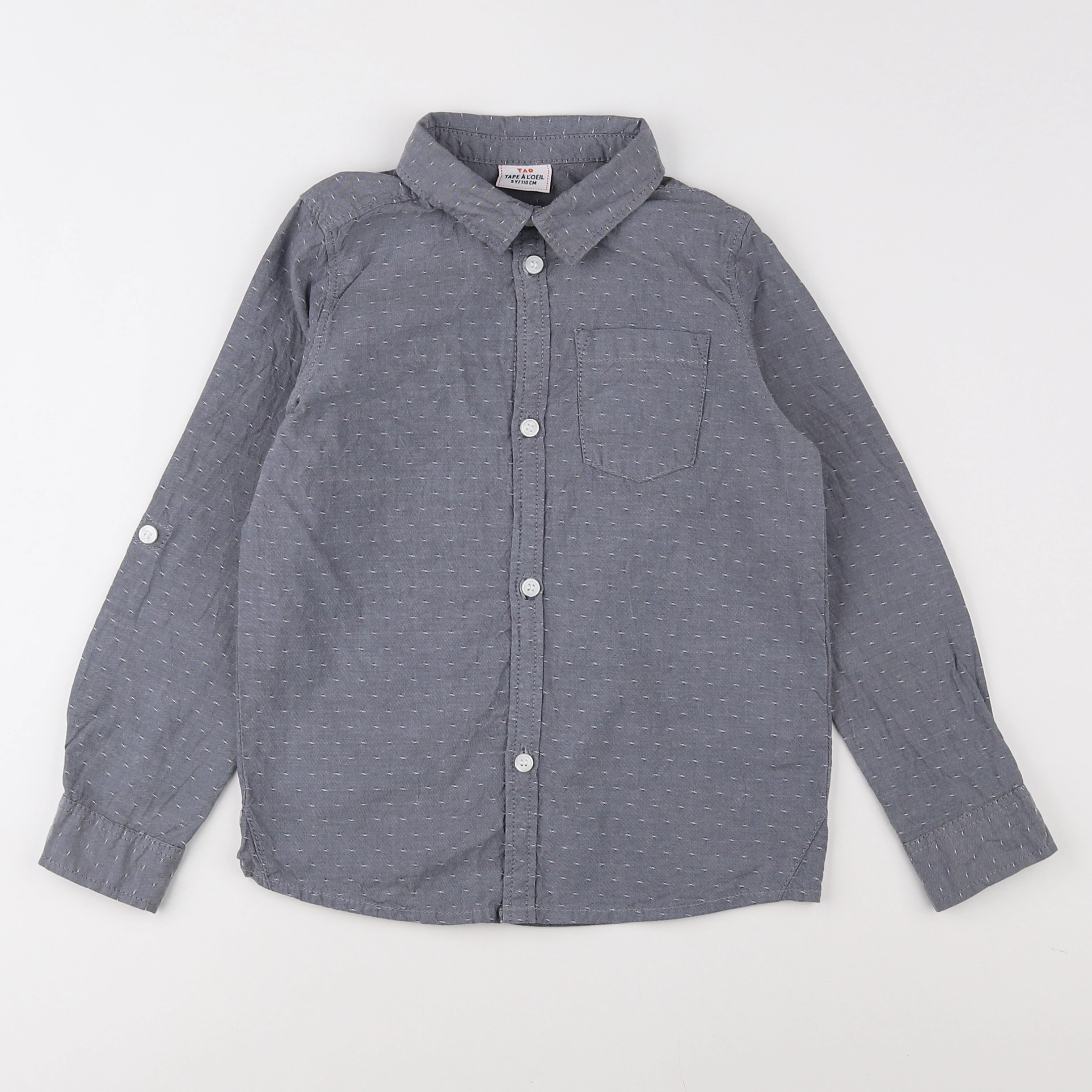 Tape à l'oeil - chemise gris - 5 ans