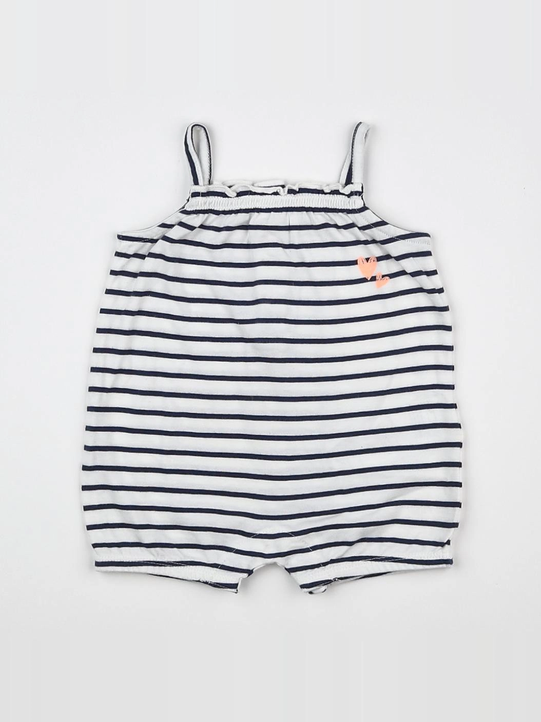 Vertbaudet - combinaison blanc, bleu - 3 mois