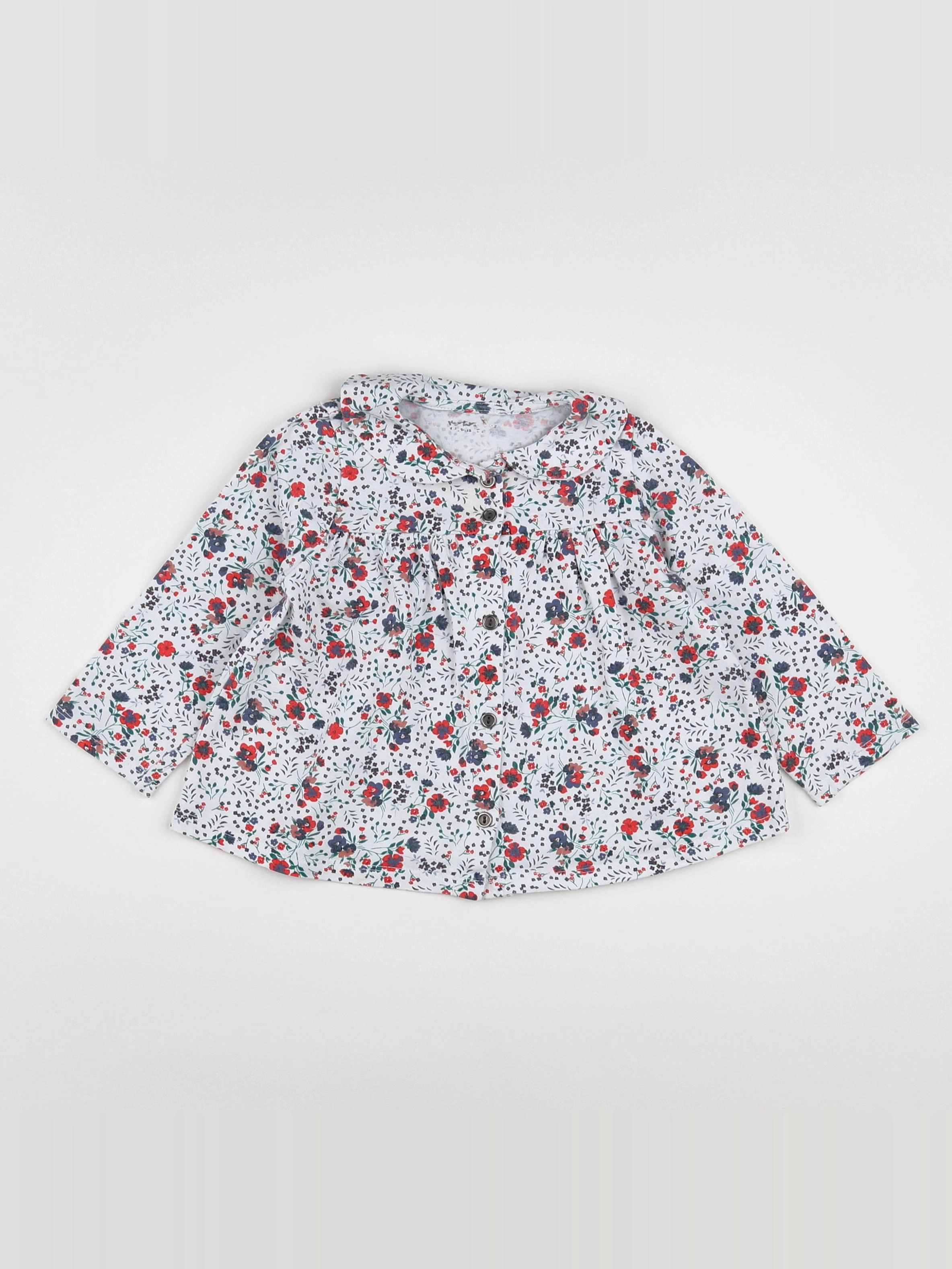 Vertbaudet - blouse blanc - 12/18 mois