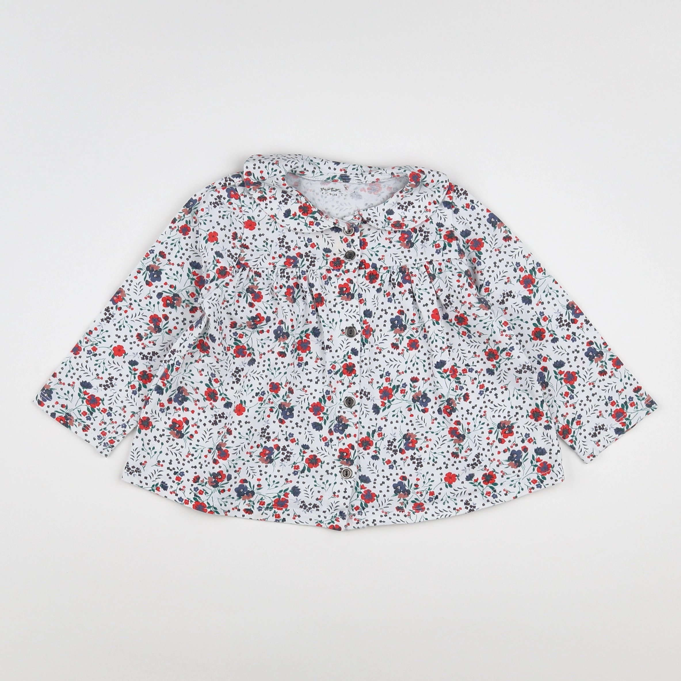 Vertbaudet - blouse blanc - 12/18 mois