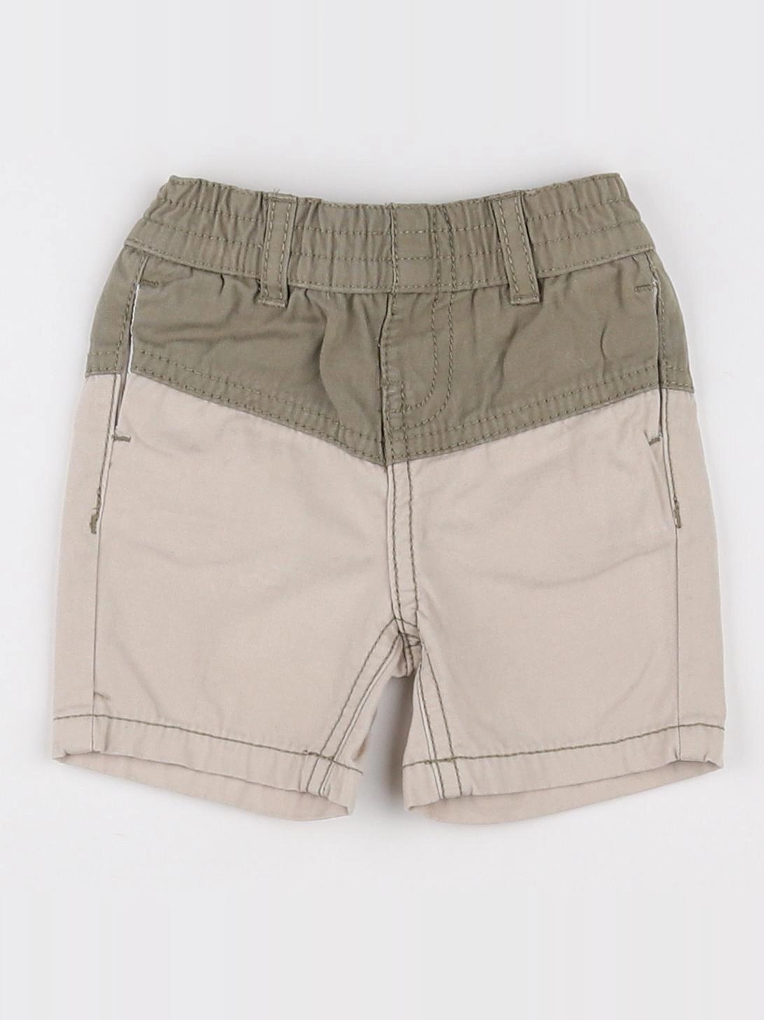 Tape à l'oeil - short beige, vert - 3 mois