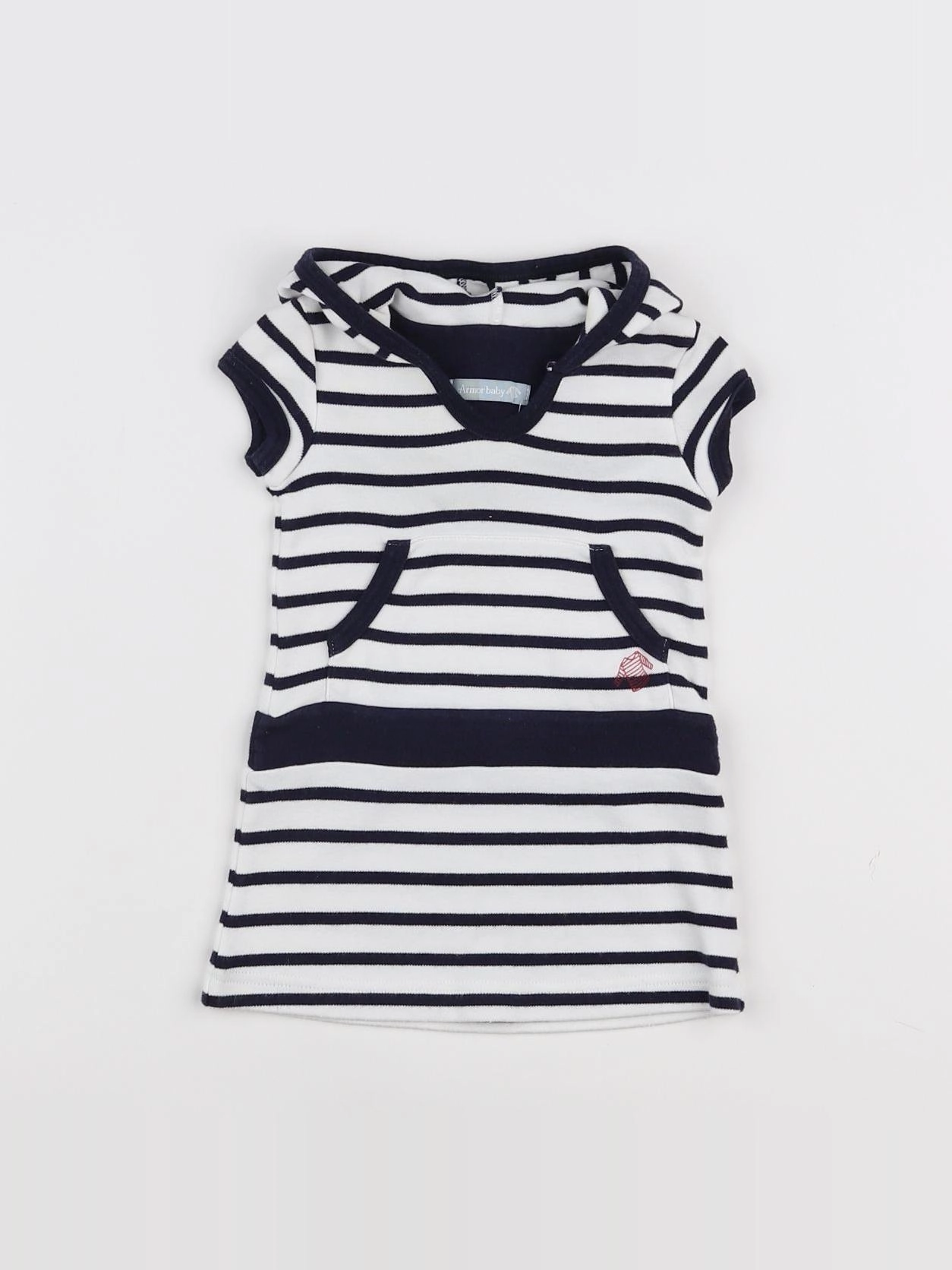 Armor Lux - robe blanc, bleu - 6 mois