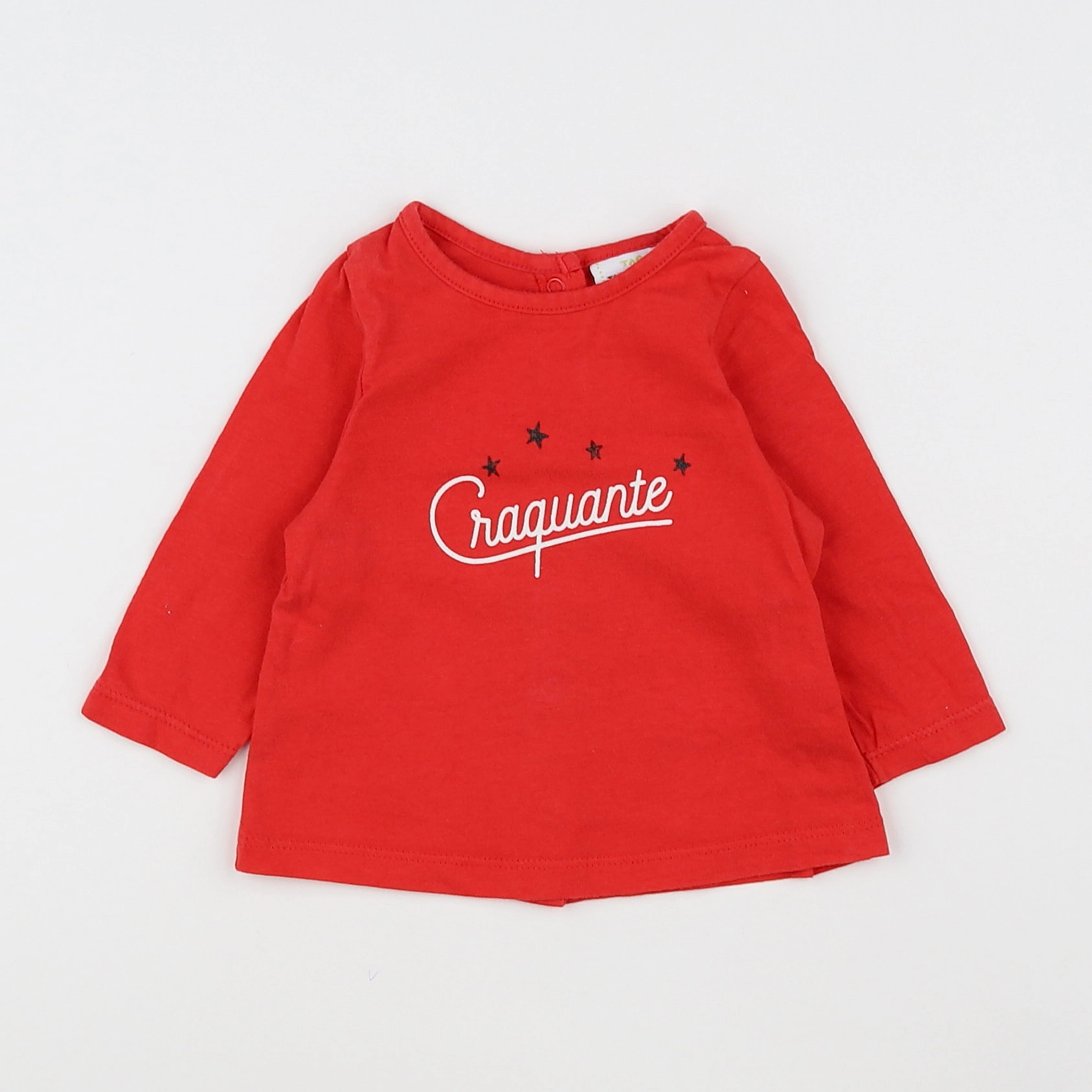 Tape à l'oeil - tee-shirt rouge - 3 mois