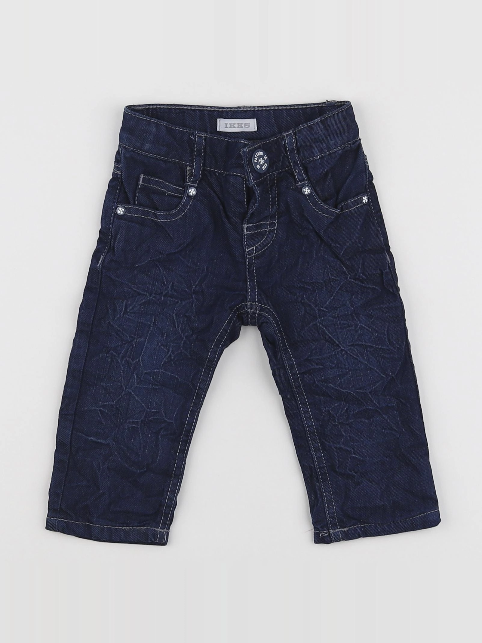 IKKS - jean bleu - 3 mois
