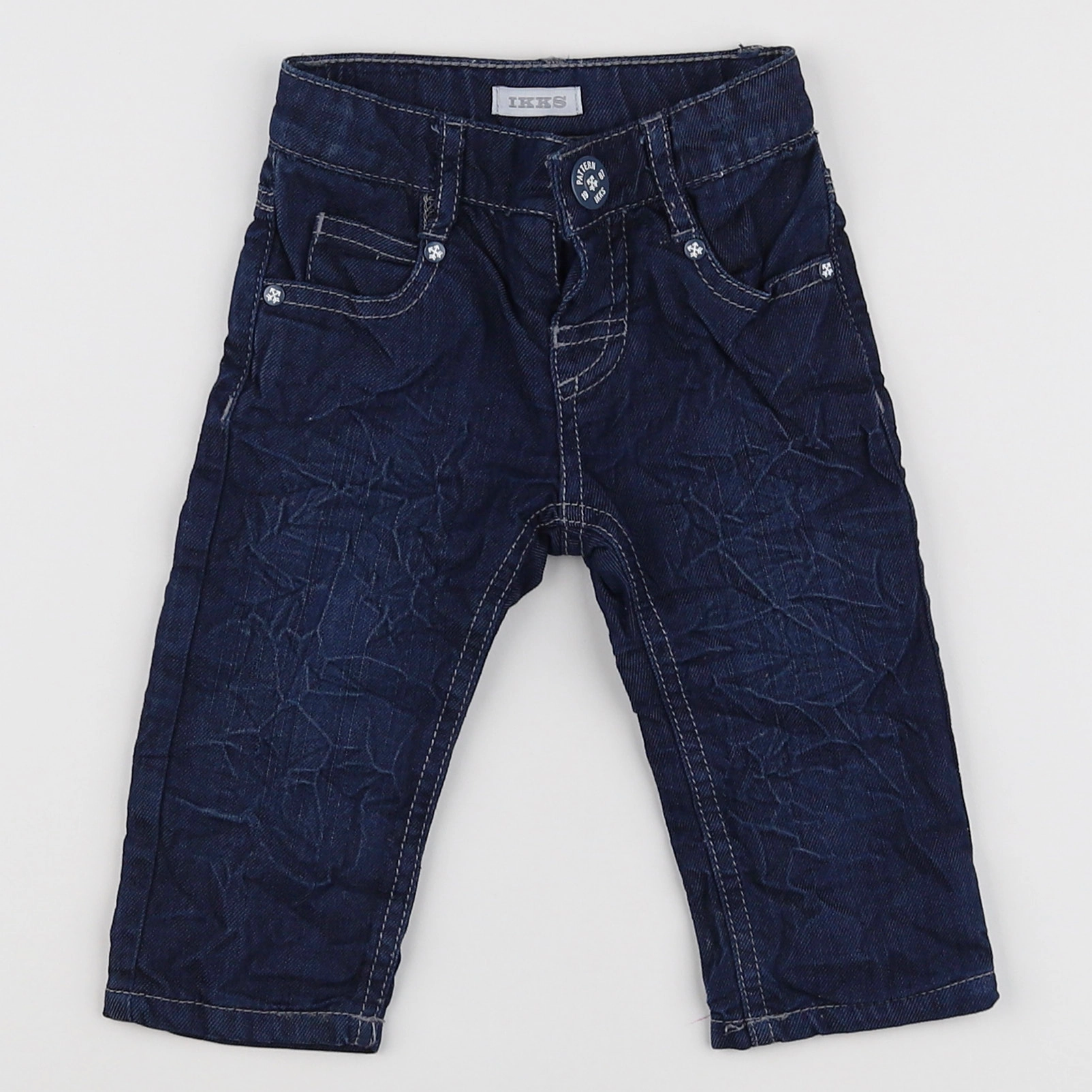 IKKS - jean bleu - 3 mois