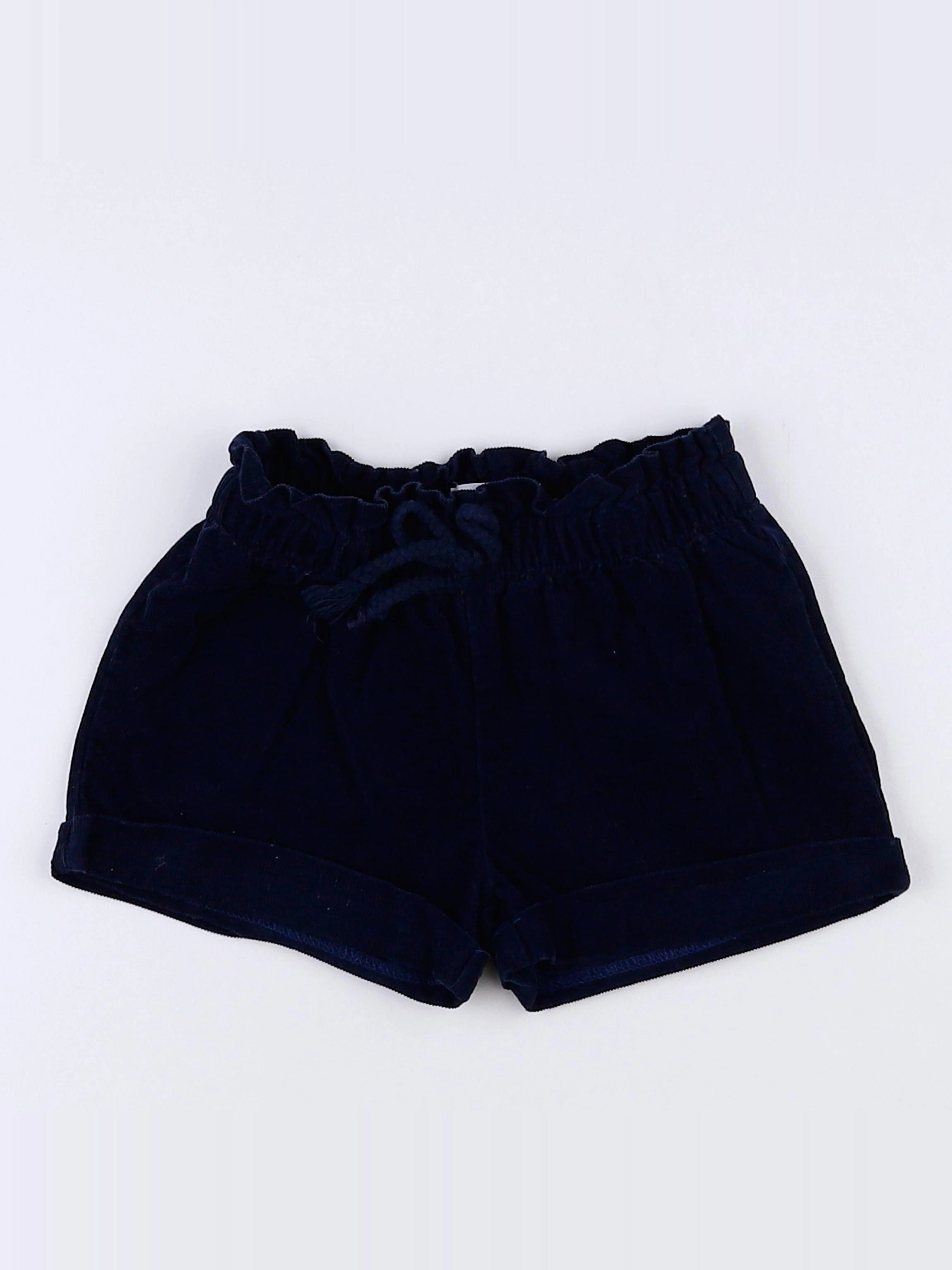 Vertbaudet - short bleu - 18 mois