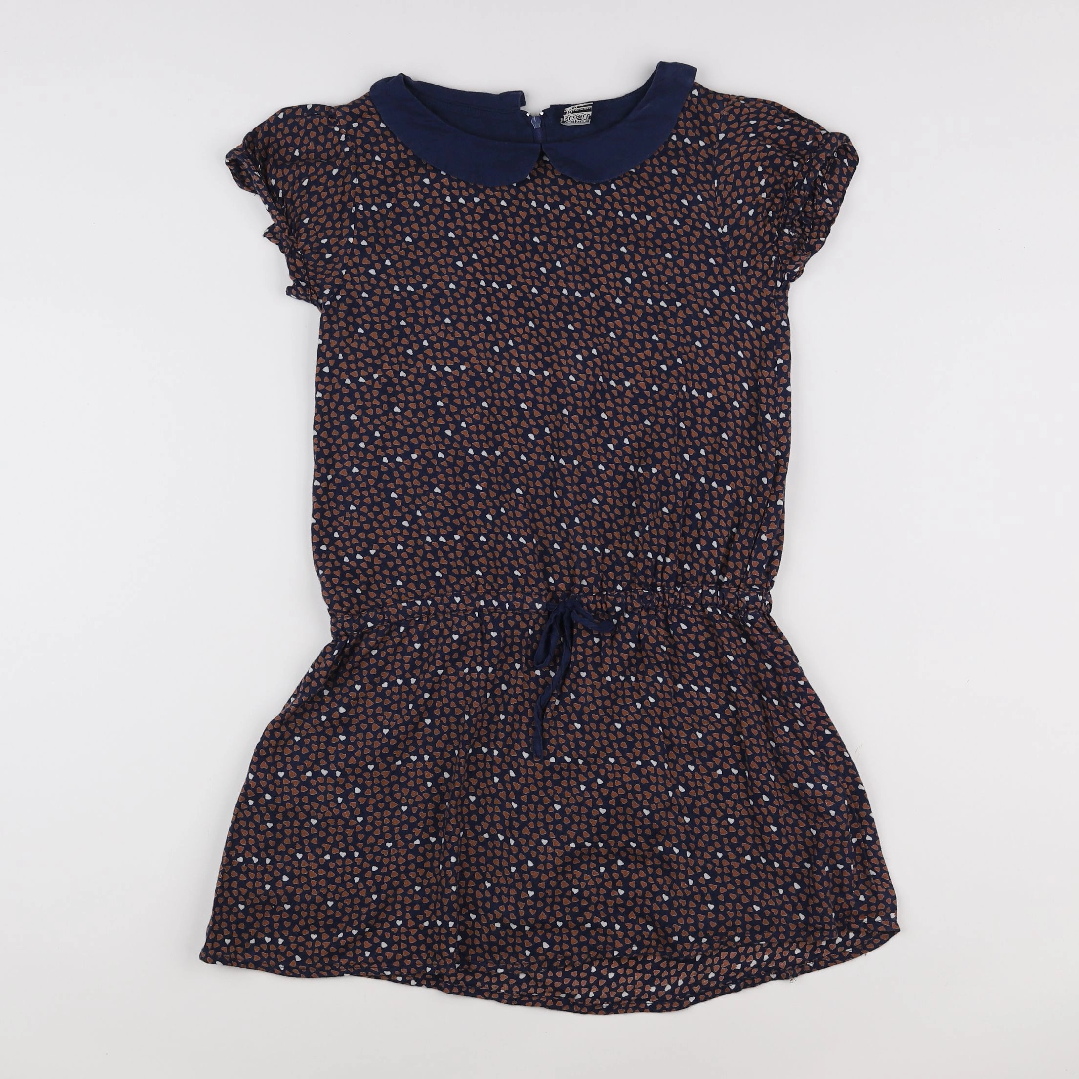 Tape à l'oeil - robe bleu, marron - 10 ans