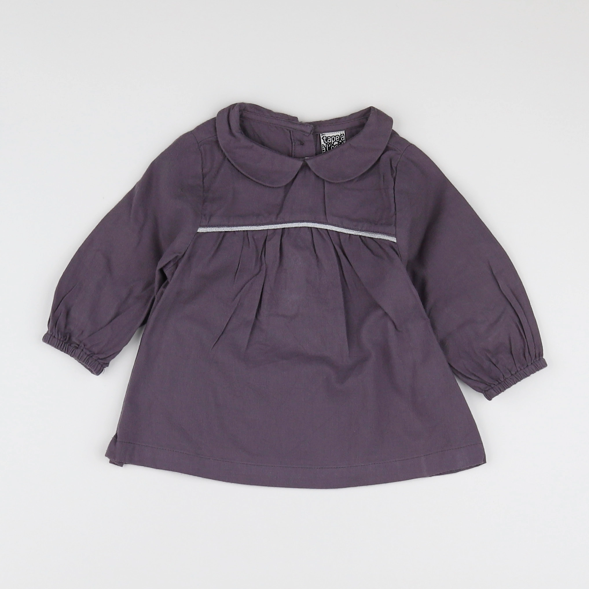 Tape à l'oeil - robe gris - 6 mois