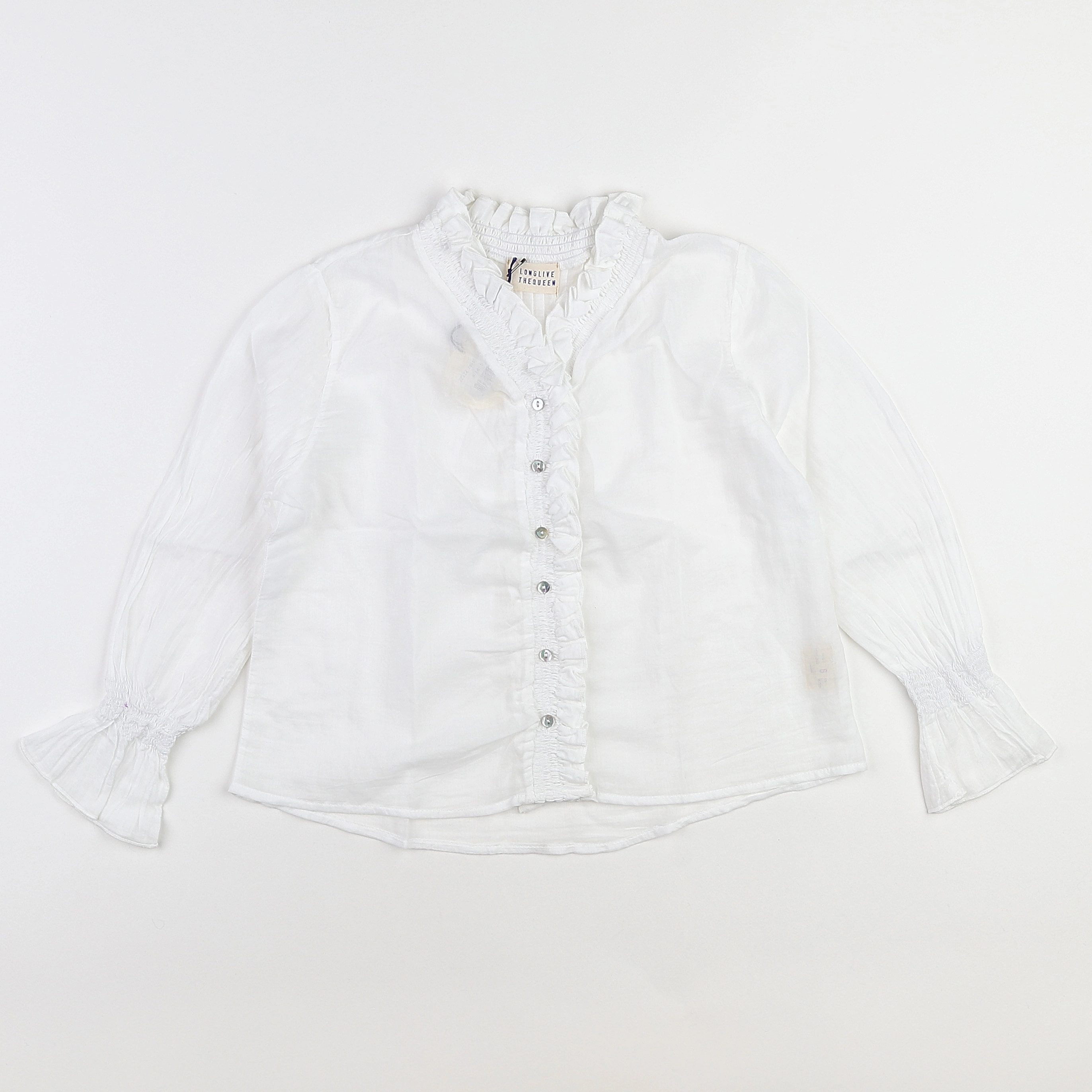 Longlivethequeen  - blouse blanc (neuf) - 10 ans
