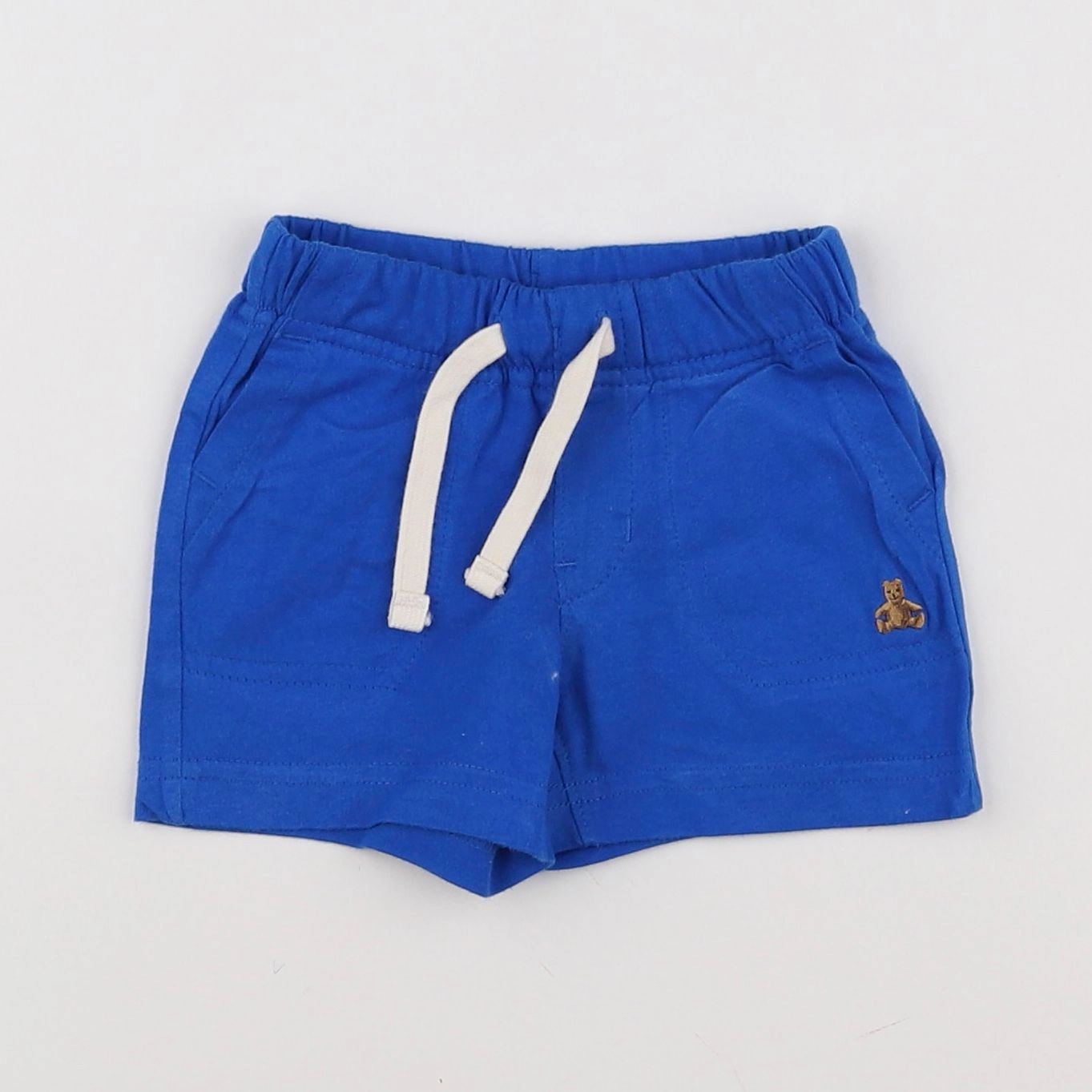 GAP - short bleu - 3/6 mois