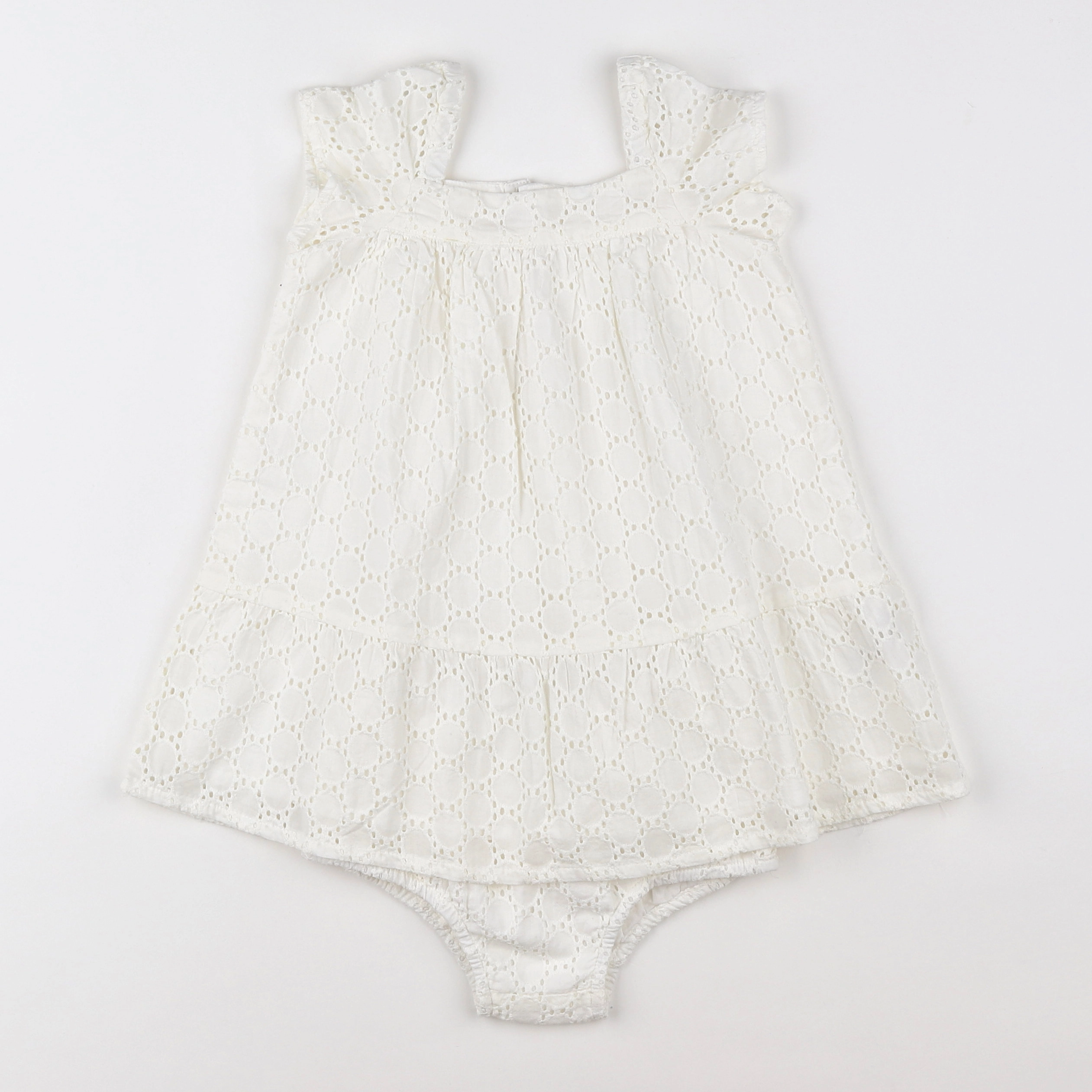 Boutchou - robe blanc - 12 mois