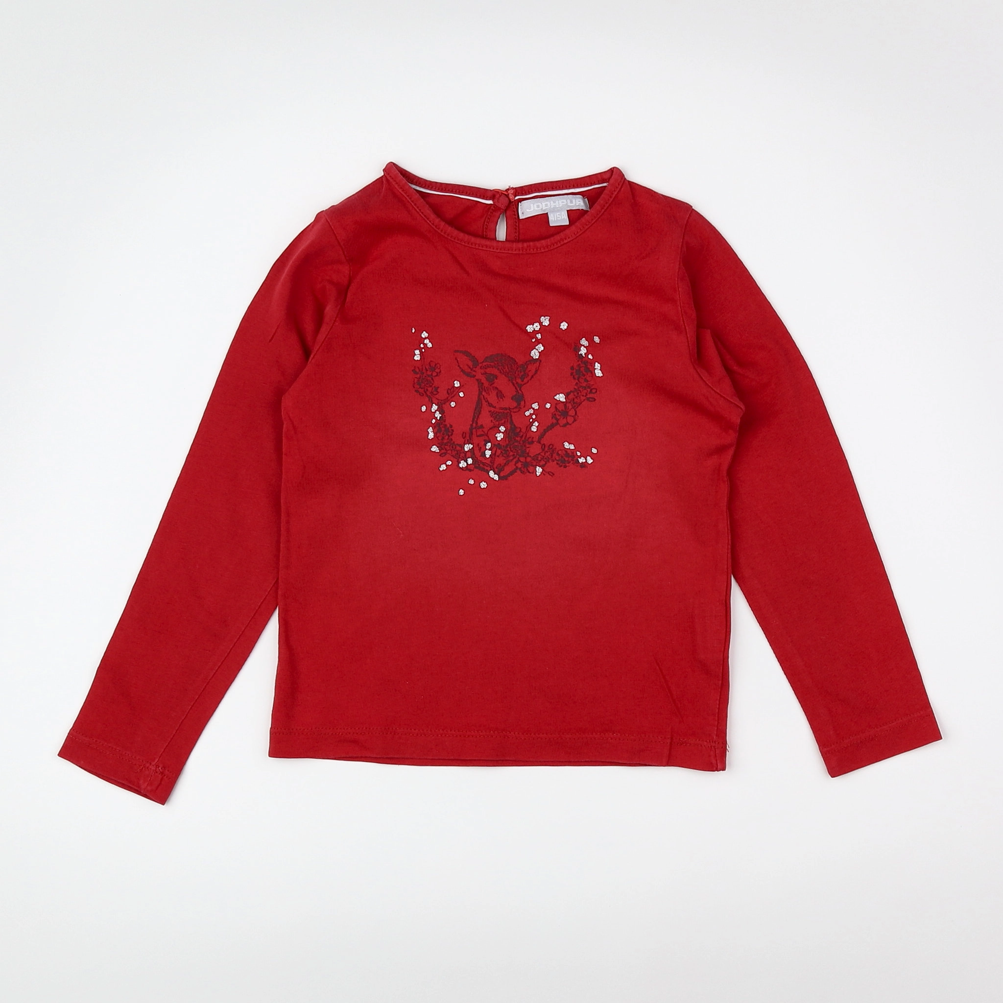 Jodhpur - tee-shirt rouge - 4 ans