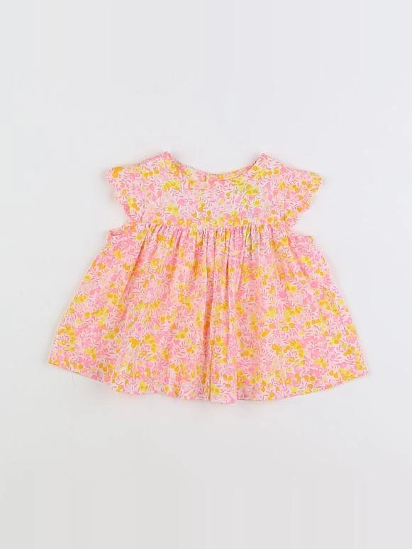 Jacadi - blouse liberty multicolore - 6 mois