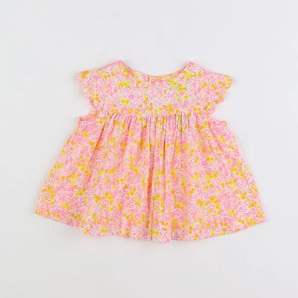 Jacadi - blouse liberty multicolore - 6 mois