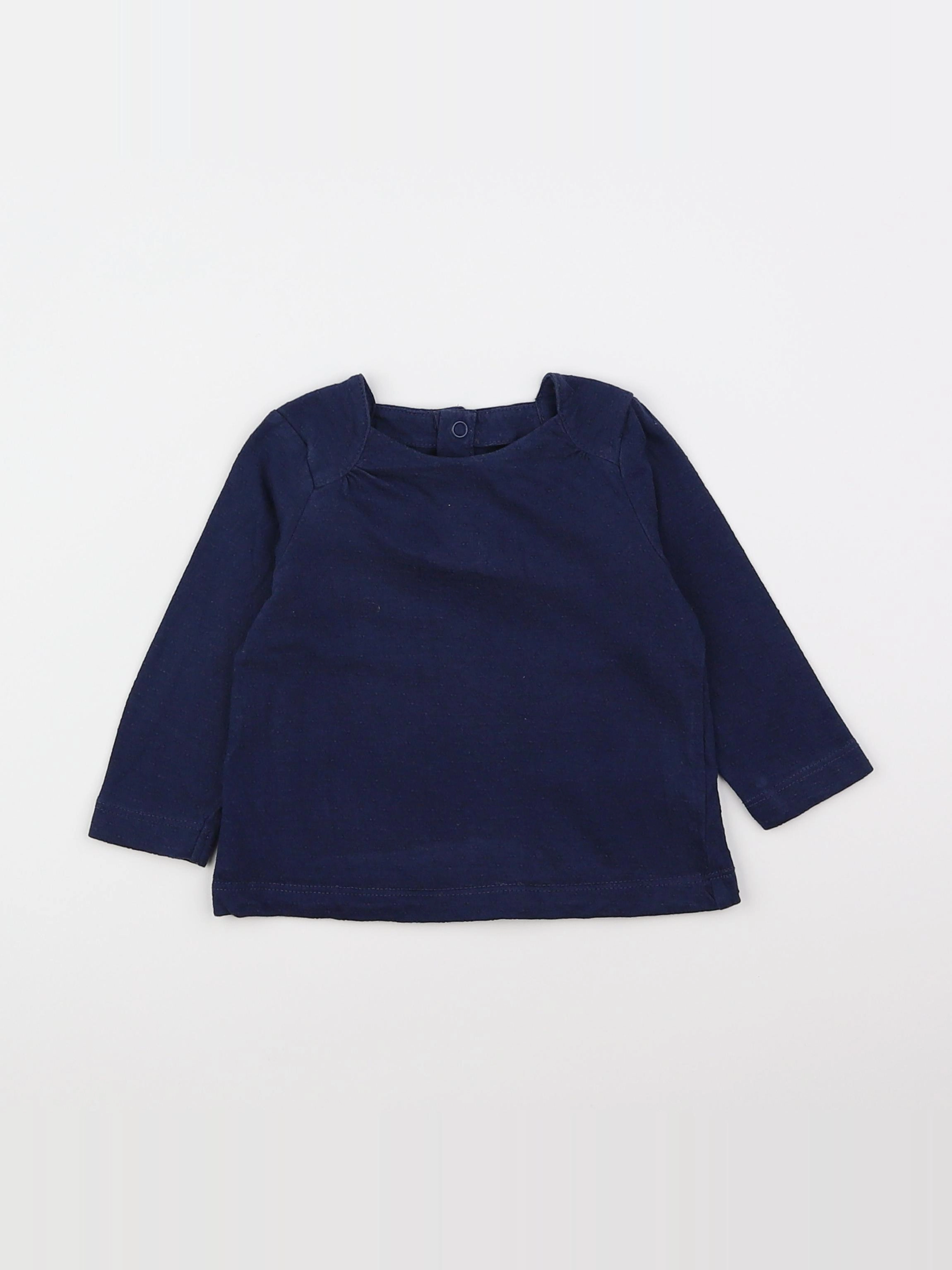 Natalys - tee-shirt bleu - 6 mois