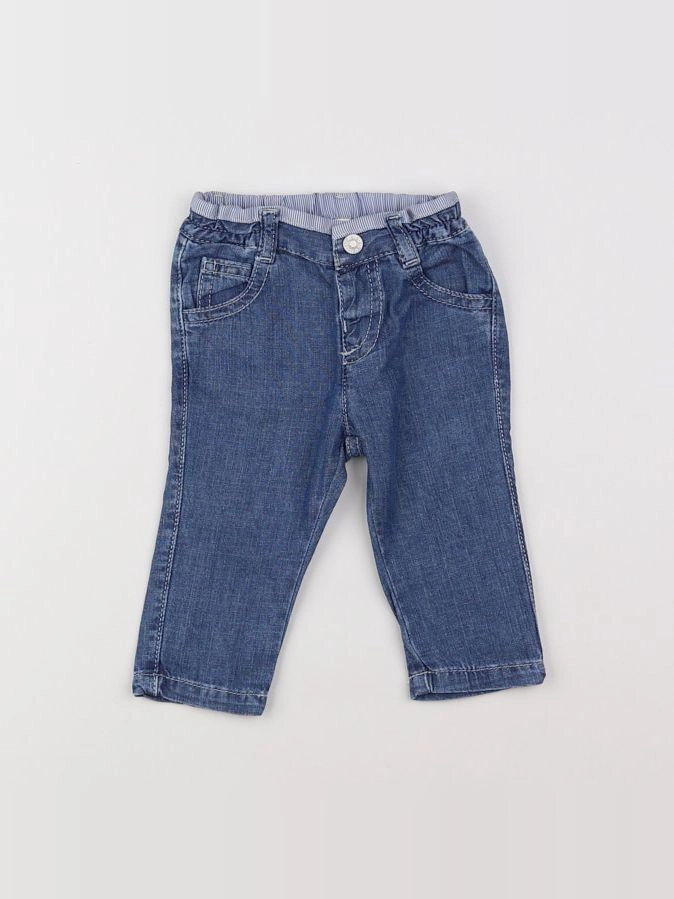 Benetton - jean bleu - 3/9 mois