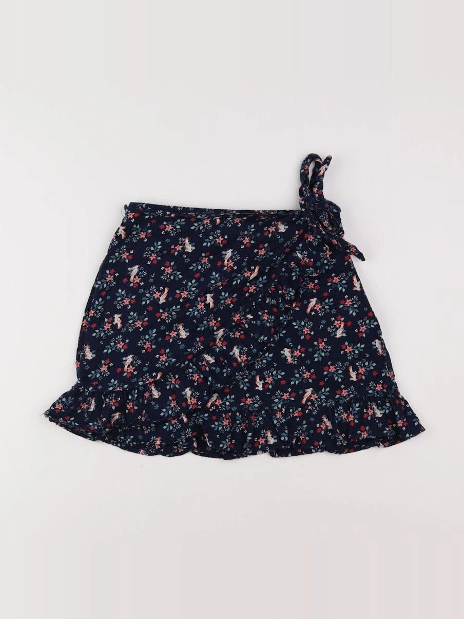 Vertbaudet - jupe bleu, rose - 9 ans