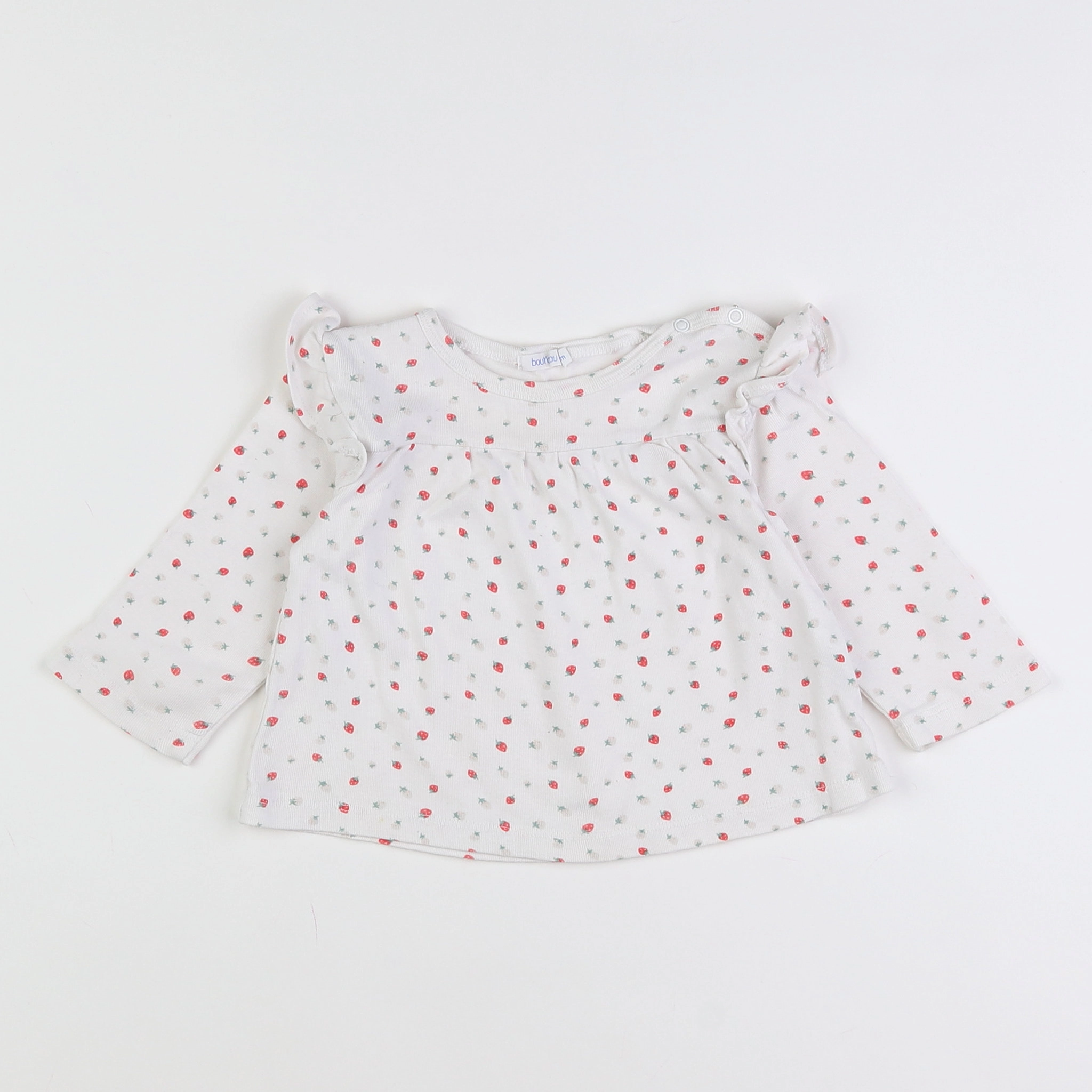 Boutchou - tee-shirt blanc - 12 mois