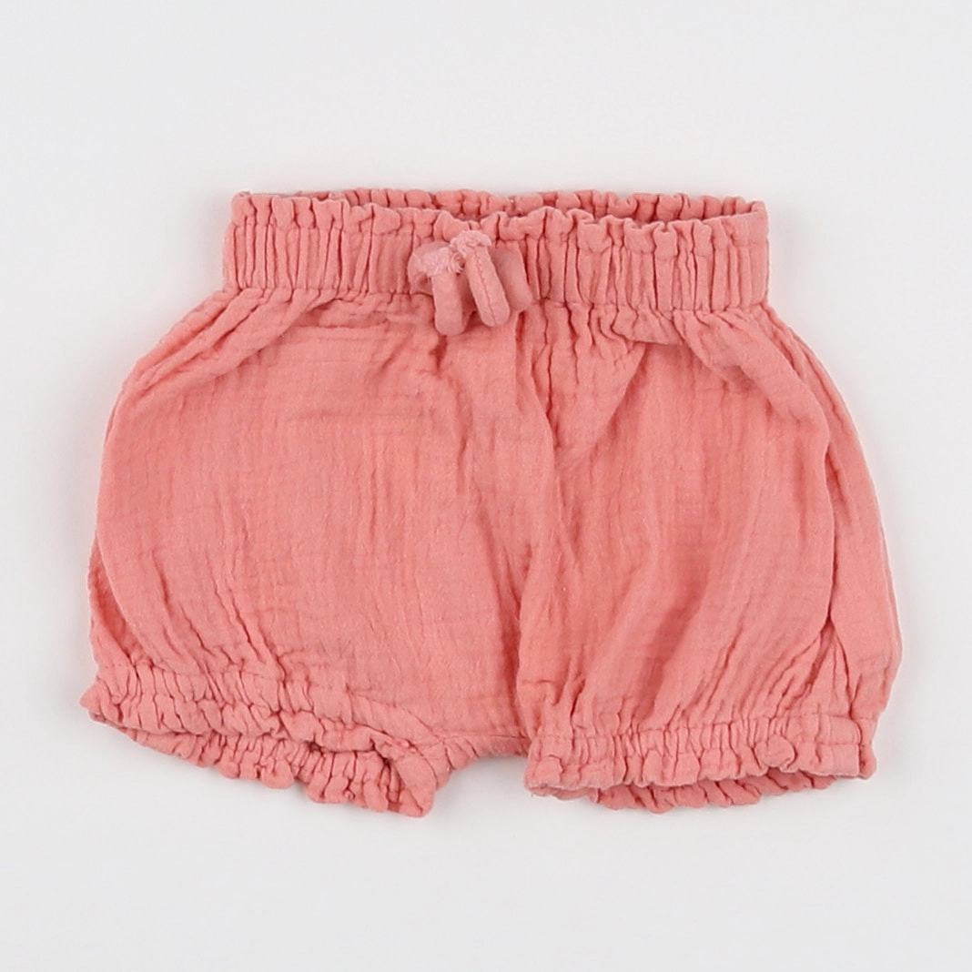 Vertbaudet - short rose - 1 mois