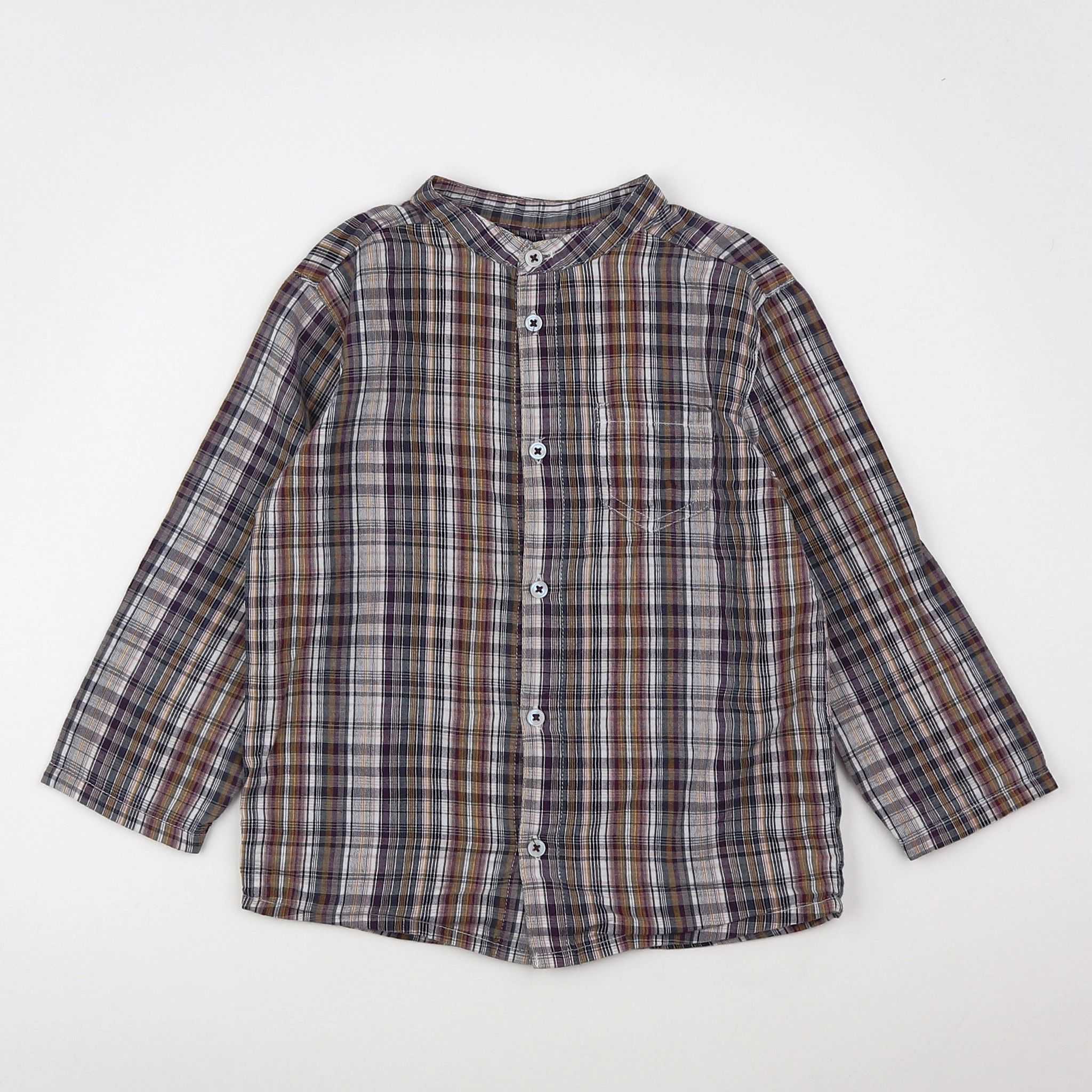 Boutchou - chemise multicolore - 3 ans