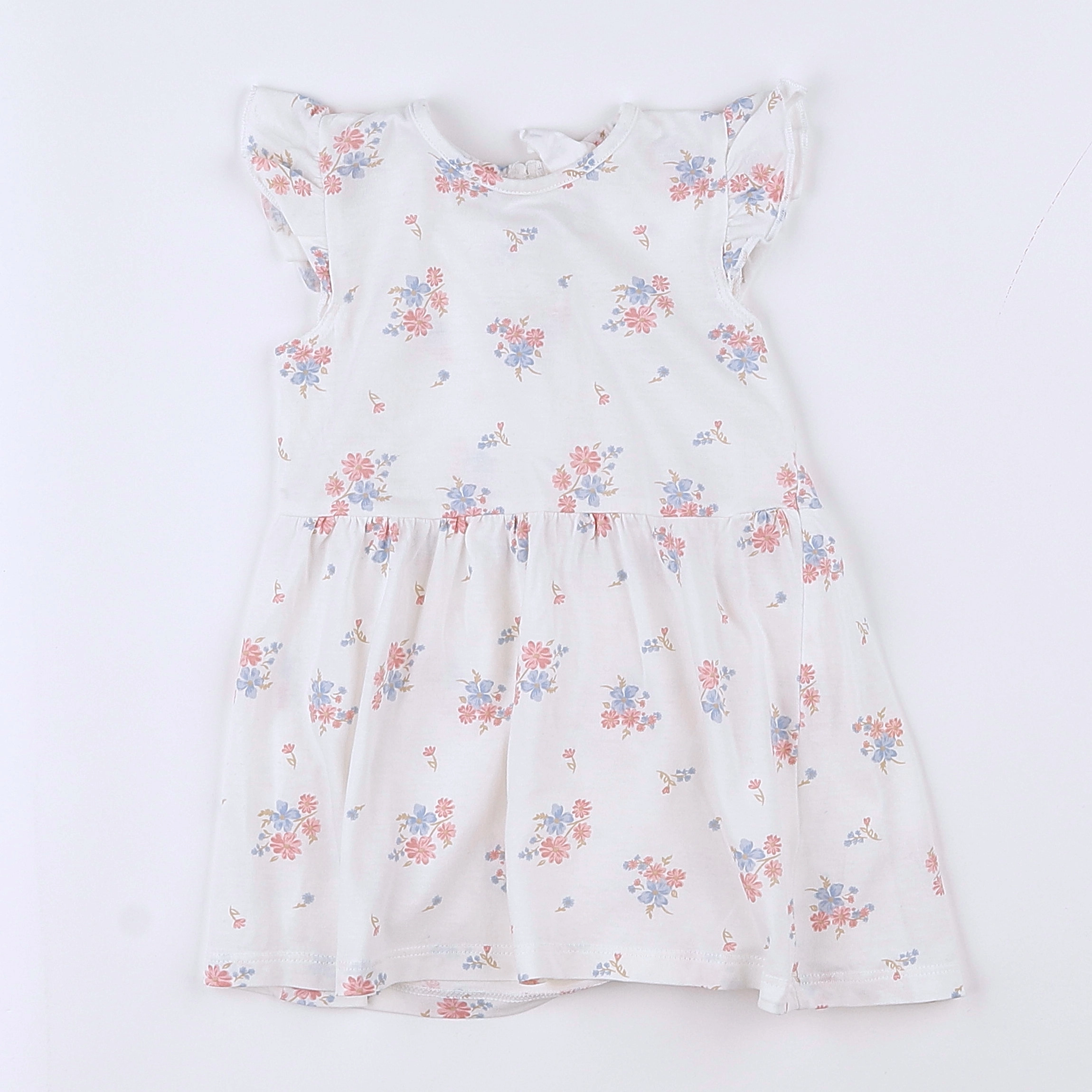 H&M - robe blanc, multicolore - 9 mois