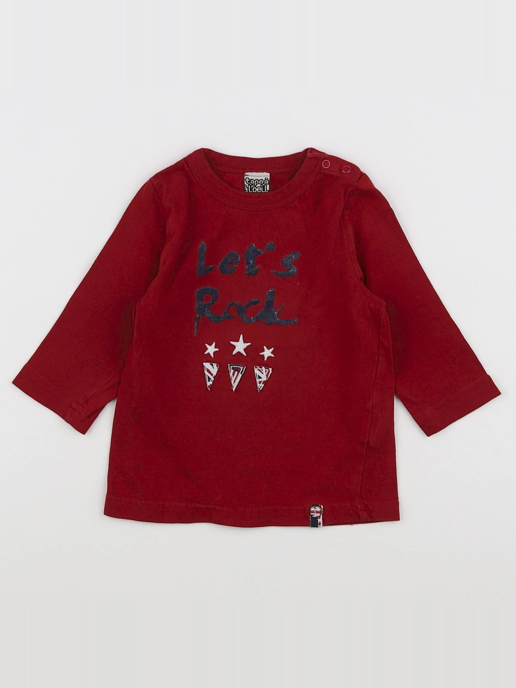 Tape à l'oeil - tee-shirt rouge - 9 mois