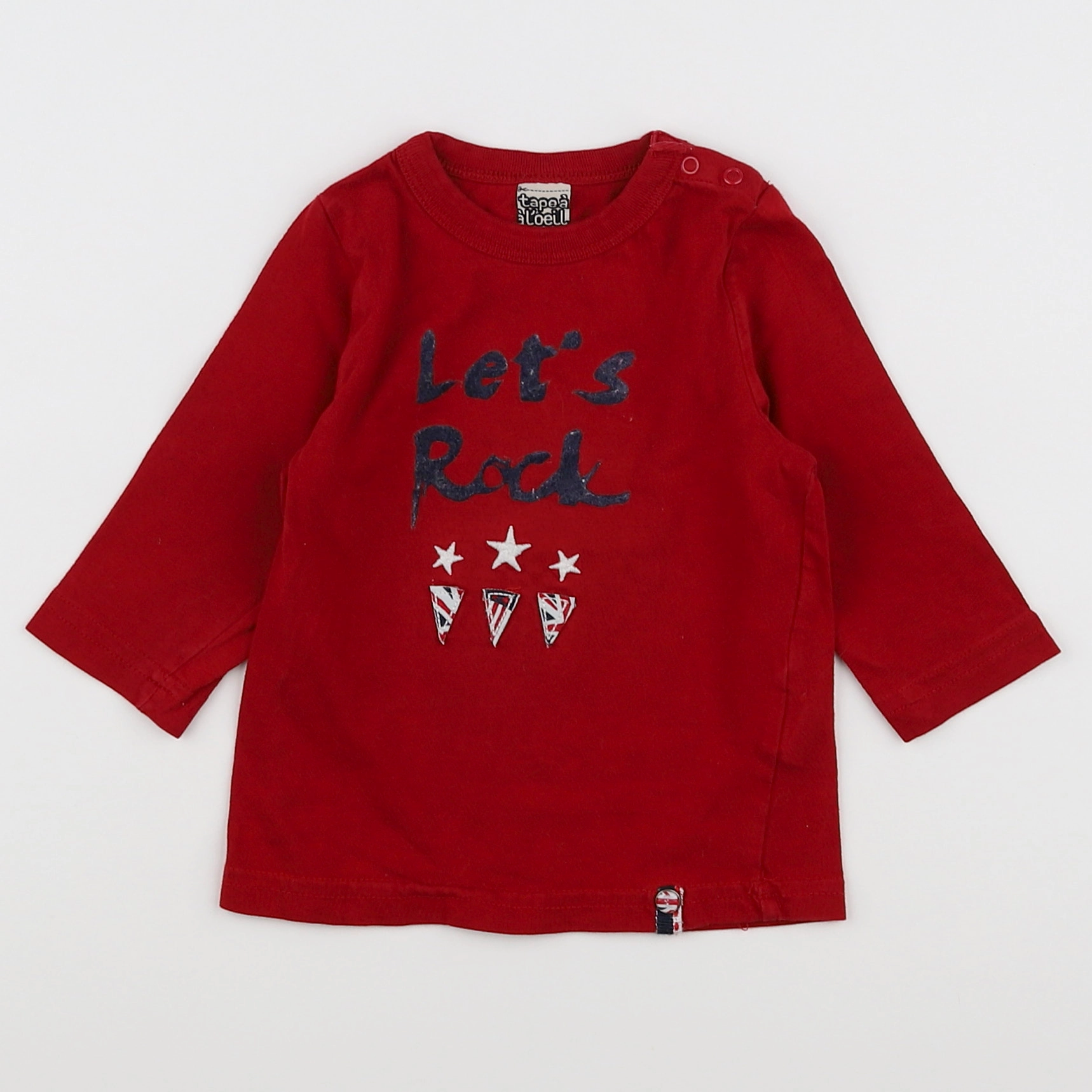 Tape à l'oeil - tee-shirt rouge - 9 mois