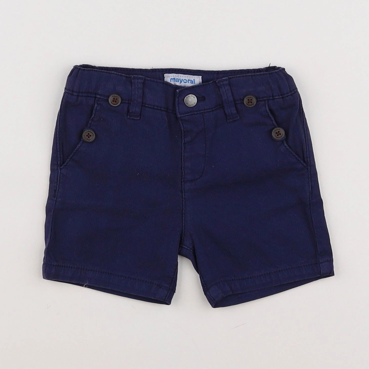 Mayoral - short bleu - 9 mois