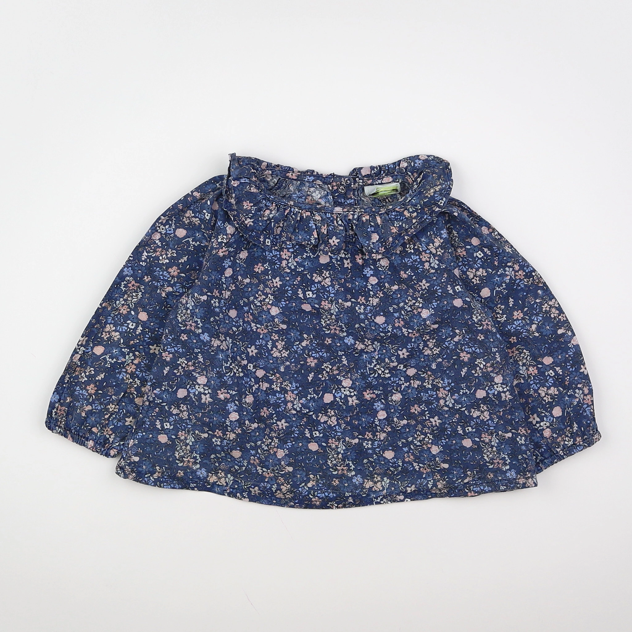 Tape à l'oeil - blouse bleu - 3 mois